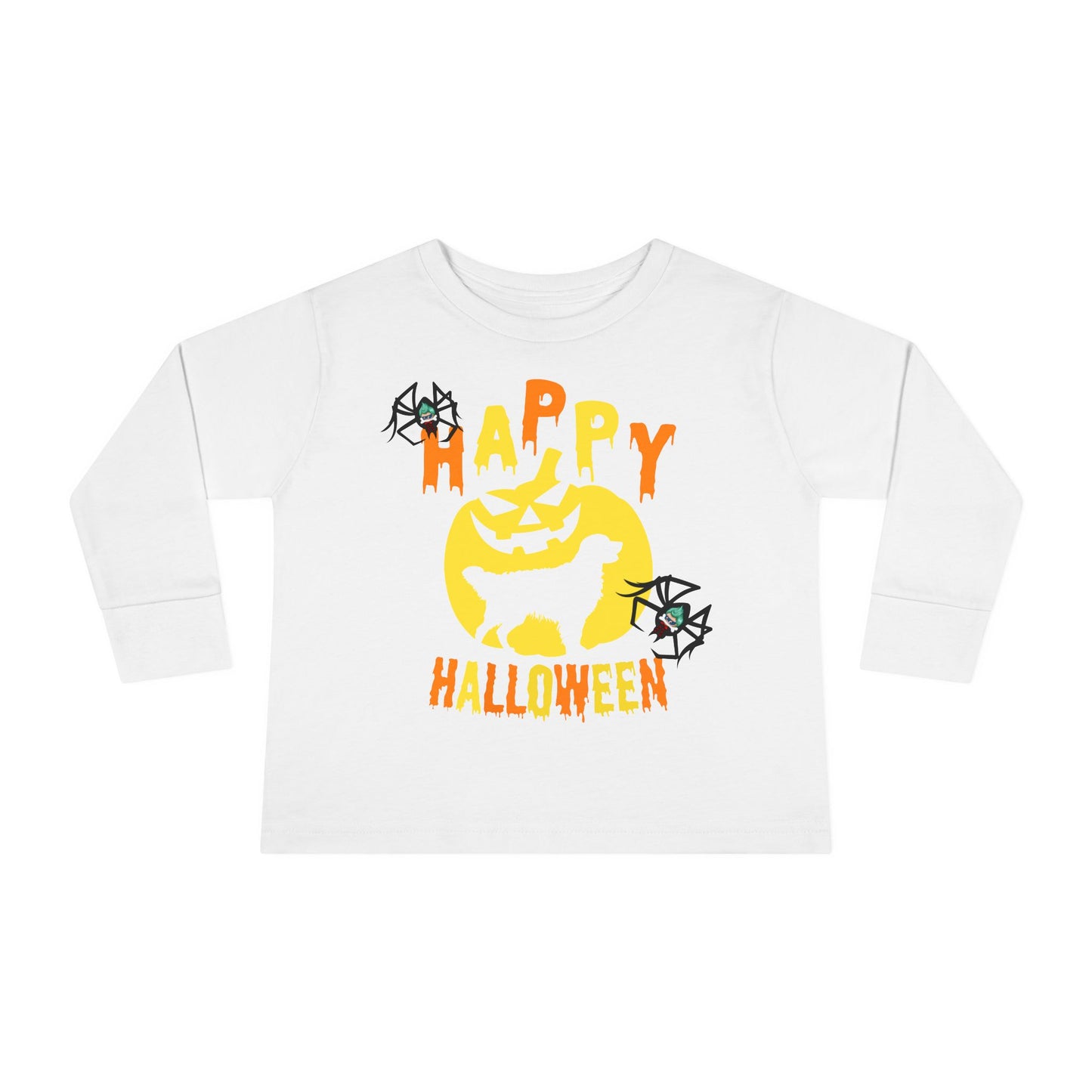 Toddler Long Sleeve Tee - Happy holloween