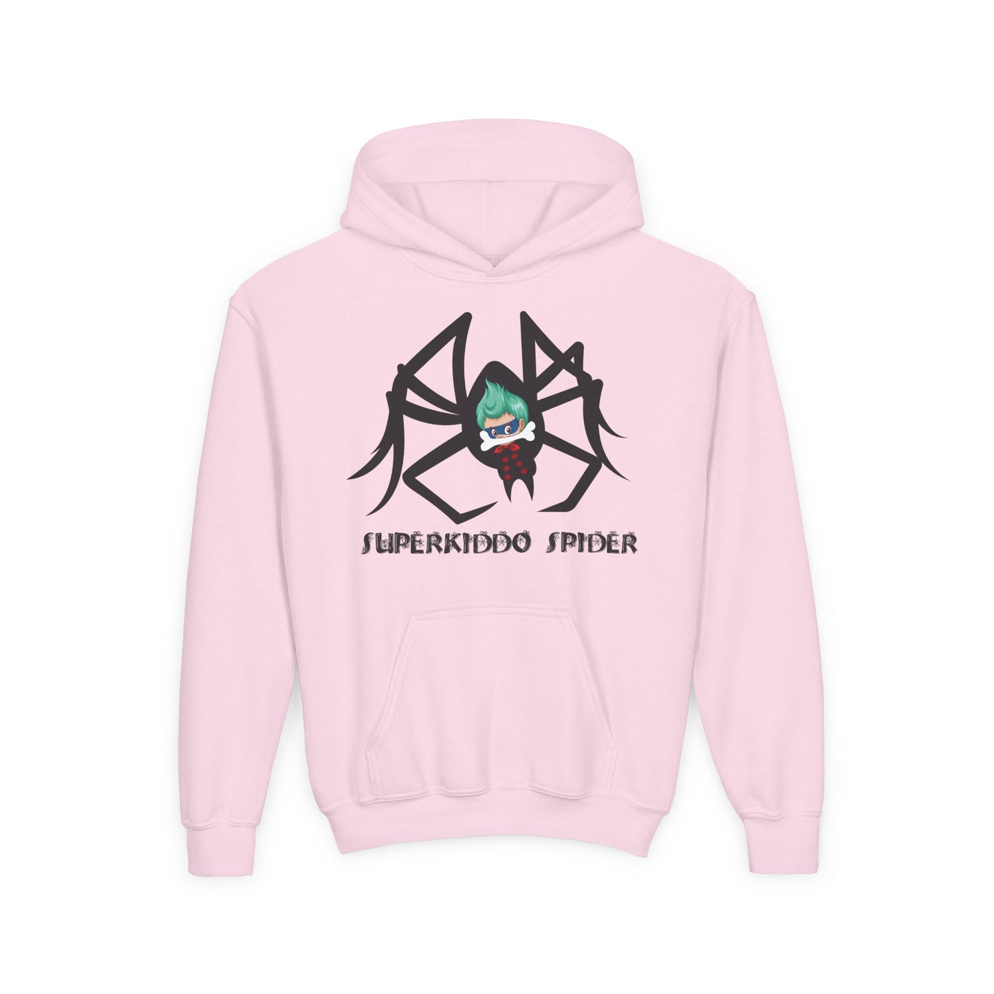 Youth Heavy Blend Hooded Sweatshirt - Spider kiddo