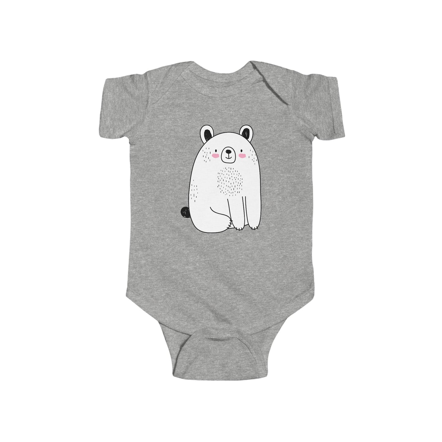 Infant Fine Jersey Bodysuit - Adorable bear