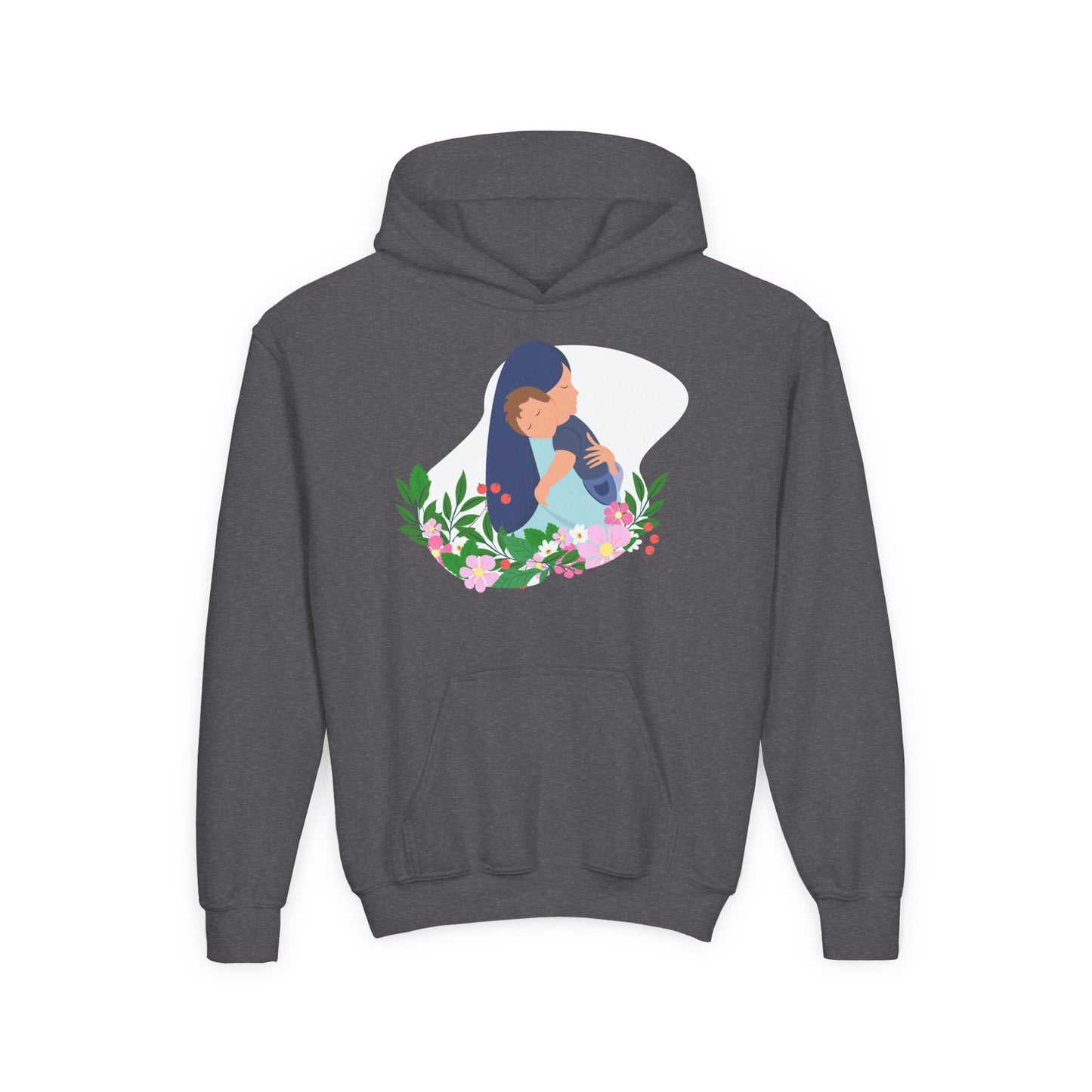 Youth Heavy Blend Hooded Sweatshirt - Mothers love