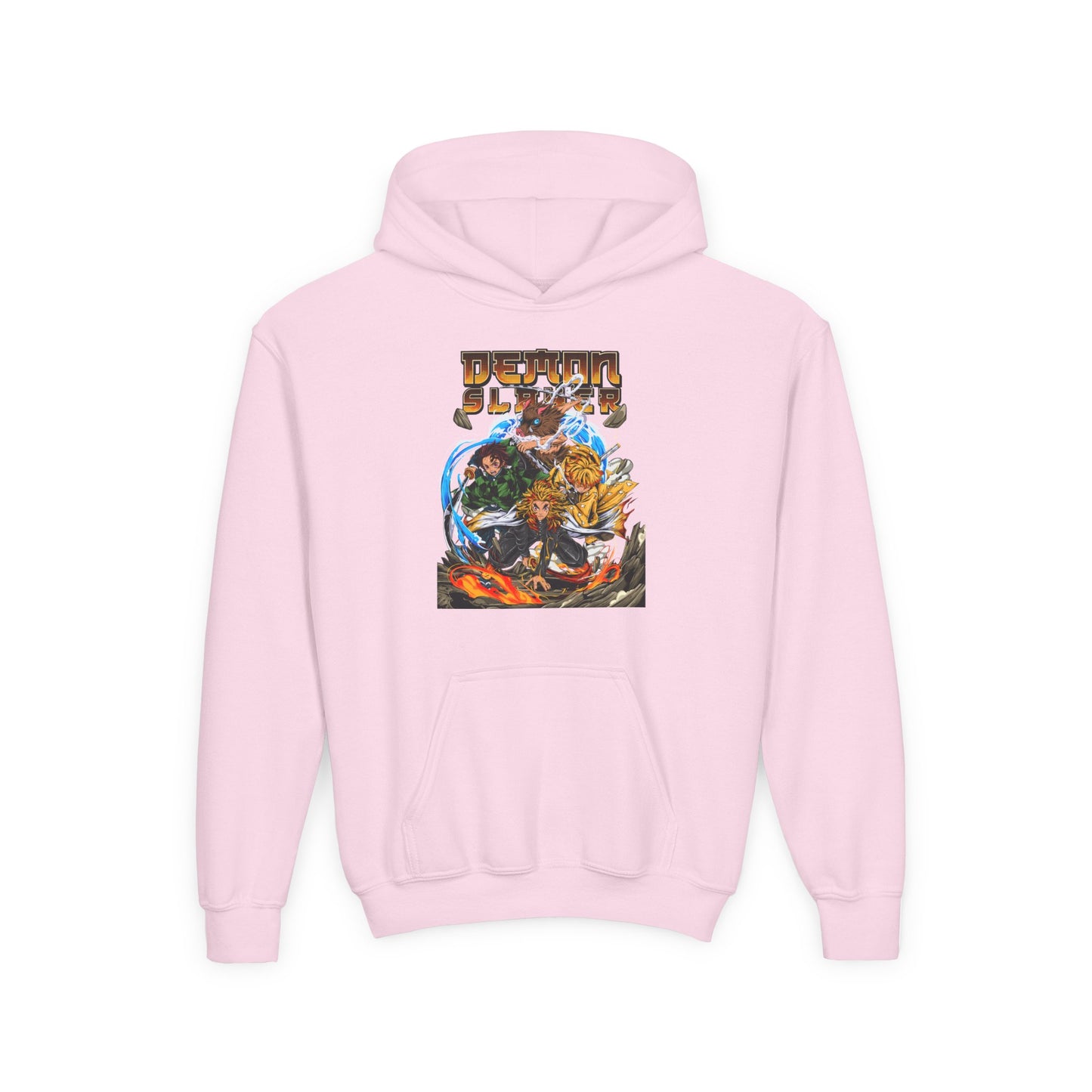 Youth Heavy Blend Hooded Sweatshirt - Demon slayer