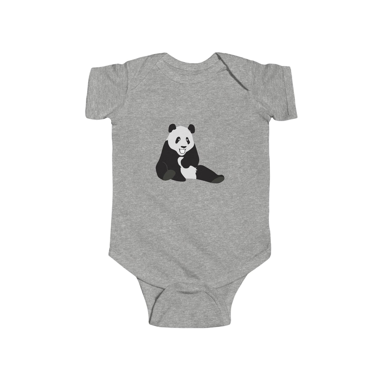 Infant Fine Jersey Bodysuit - Laughing panda