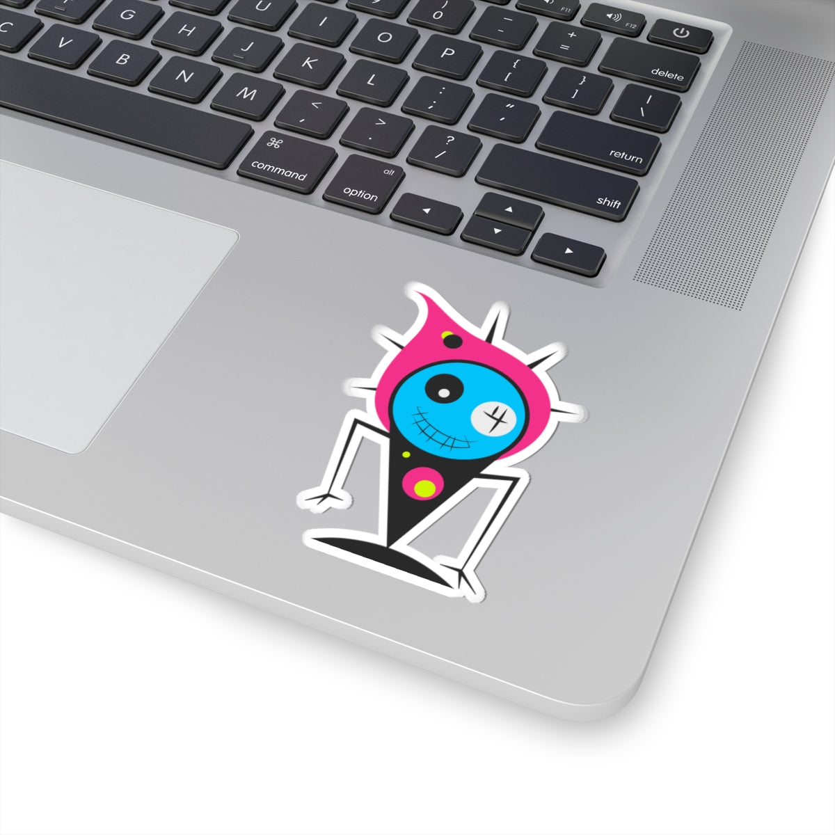 Kiss-Cut Vinyl Decals - Fire monster