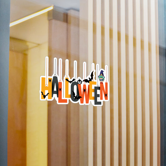 Halloween Kiss-Cut Vinyl Decals – Holloween hanging letters
