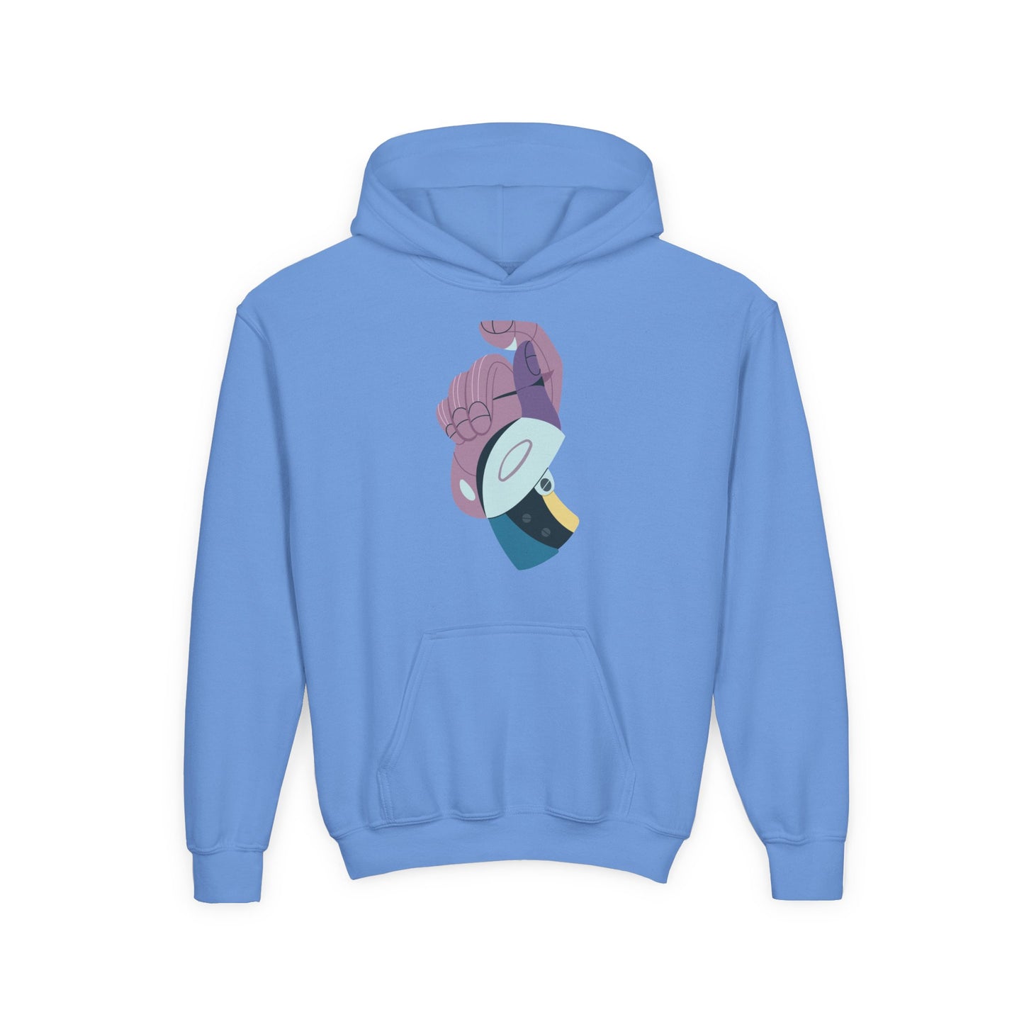 Youth Heavy Blend Hooded Sweatshirt - Hand