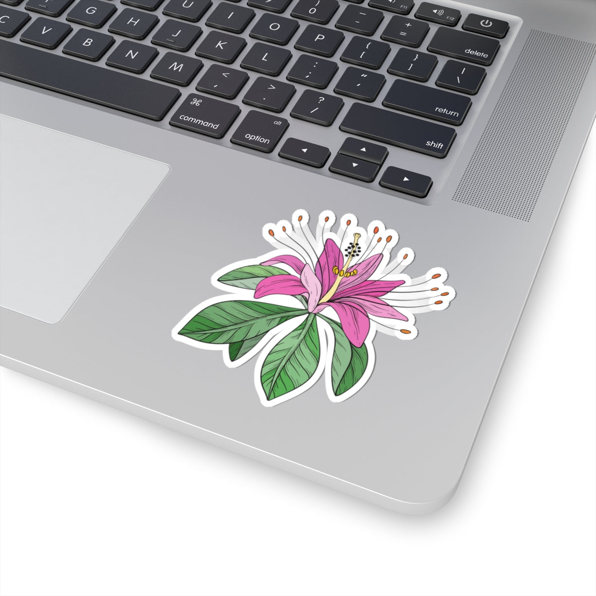 Kiss-Cut Vinyl Decals - Purple flower
