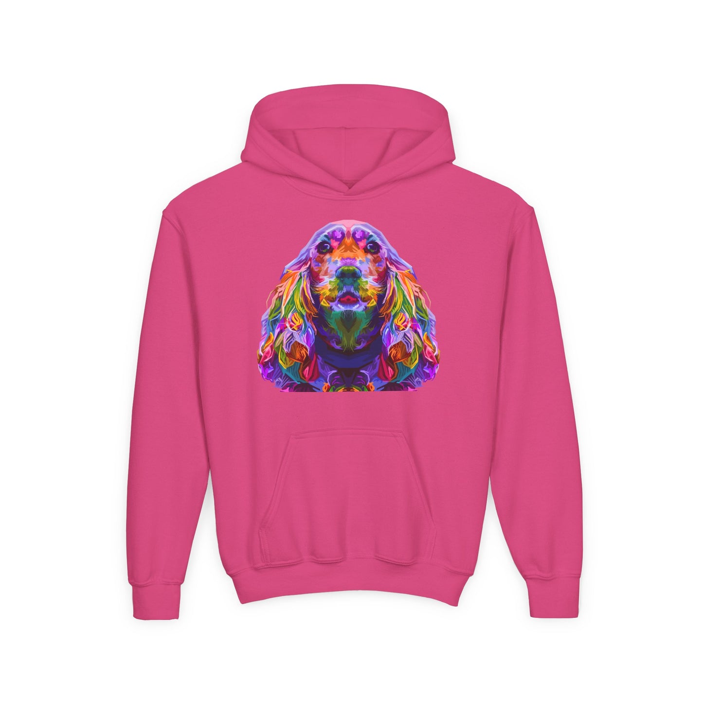 Youth Heavy Blend Hooded Sweatshirt - The golden retriever