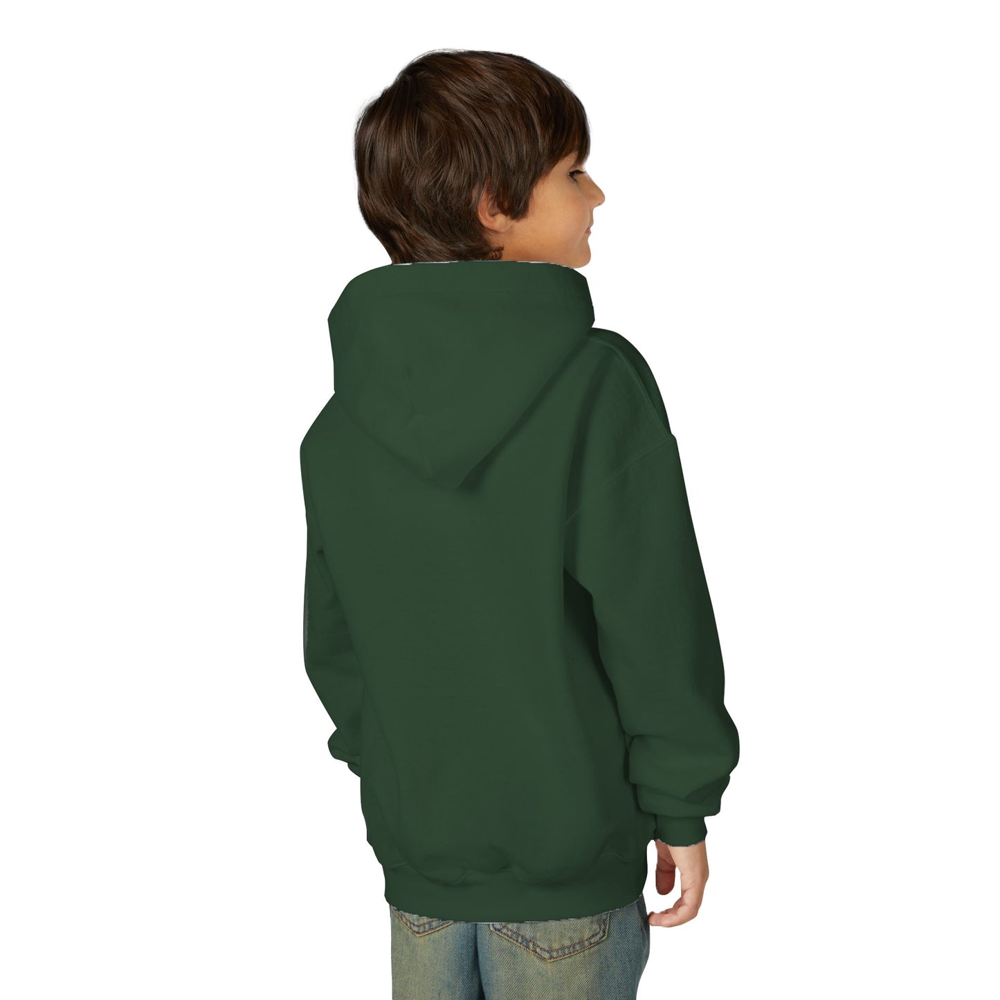 Youth Heavy Blend Hooded Sweatshirt - Triceratops Dino