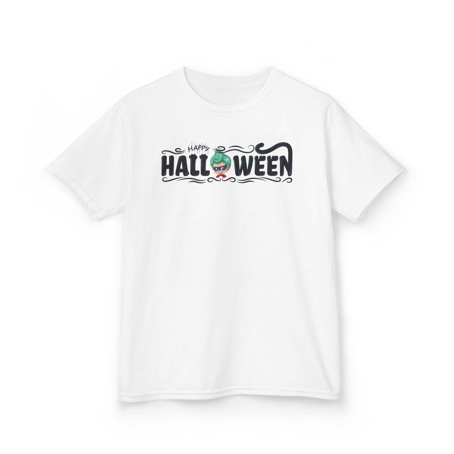 Kids Heavy Cotton™ Tee - Happy halloween by super kiddo