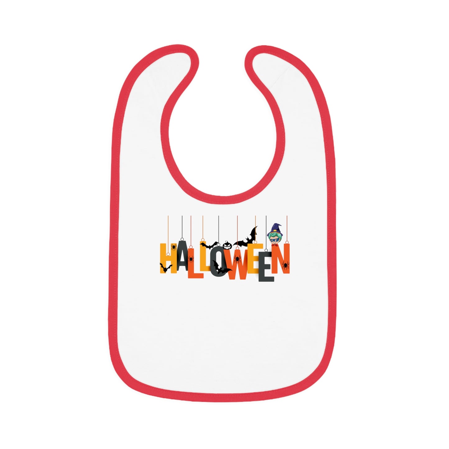 Baby Bib - Holloween hanging letters