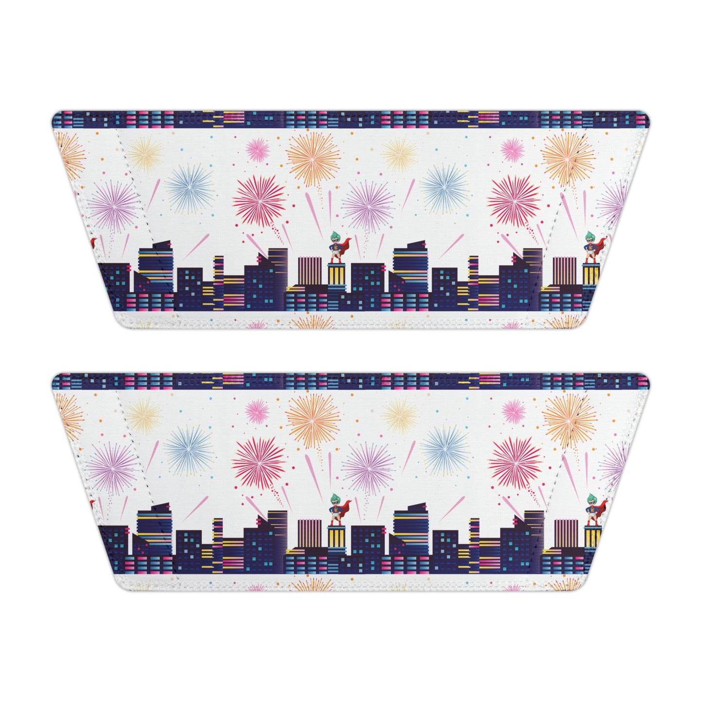 Youth Removable-Strap Sandals - Super kiddo with fireworks