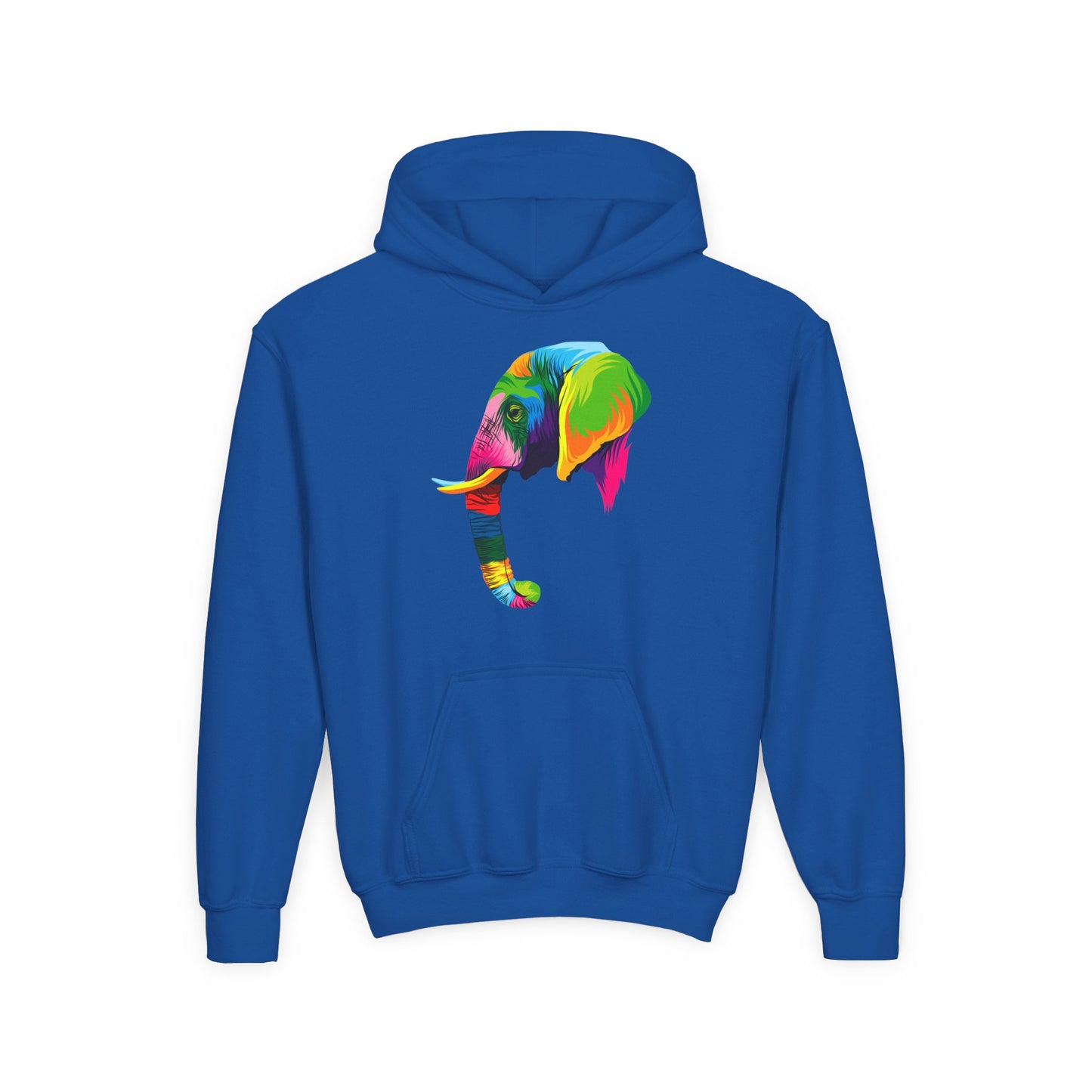 Youth Heavy Blend Hooded Sweatshirt - The elephant