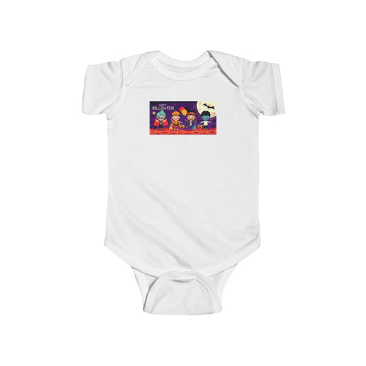 Infant Bodysuit - Super kiddo with friends on holloween