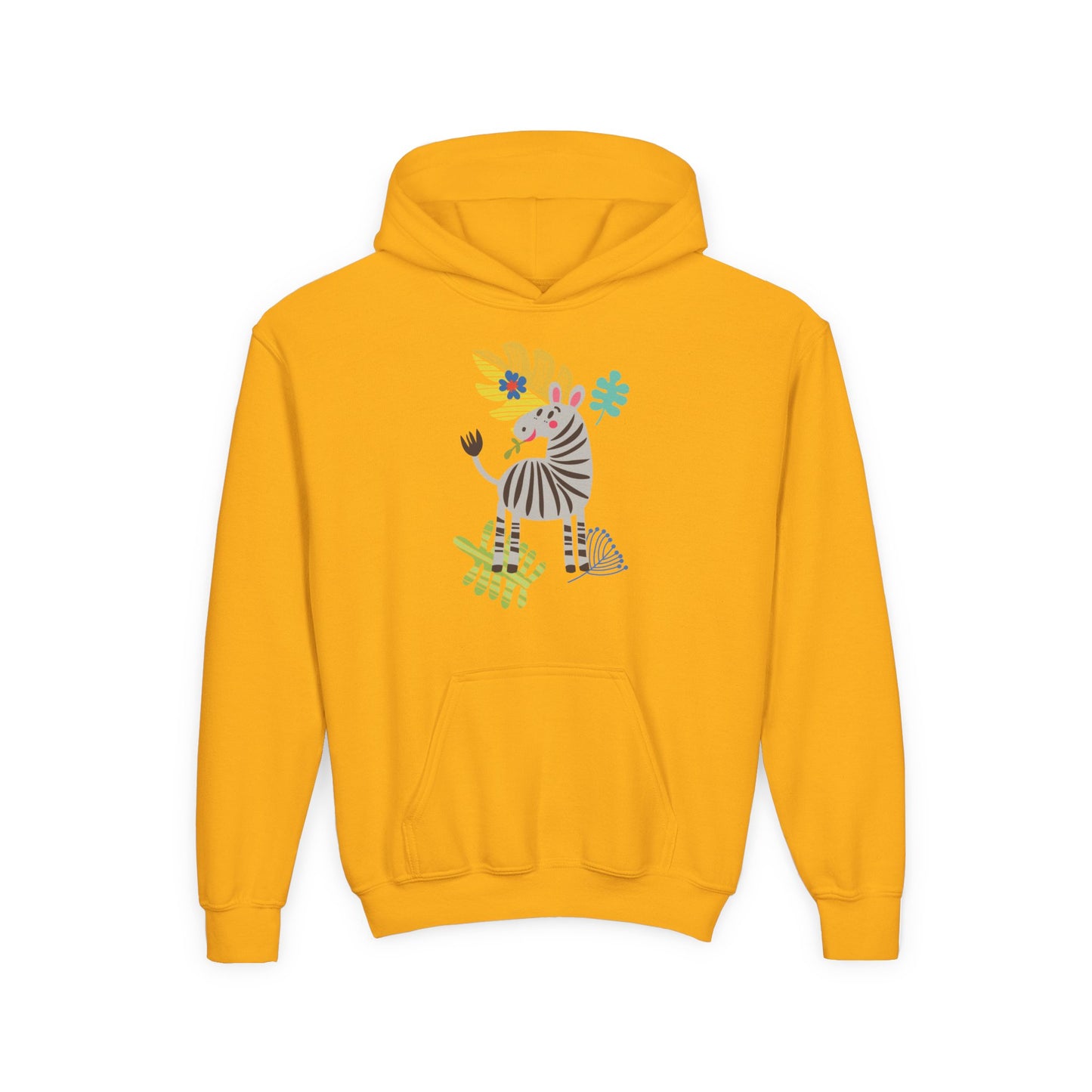 Youth Heavy Blend Hooded Sweatshirt -Zebra