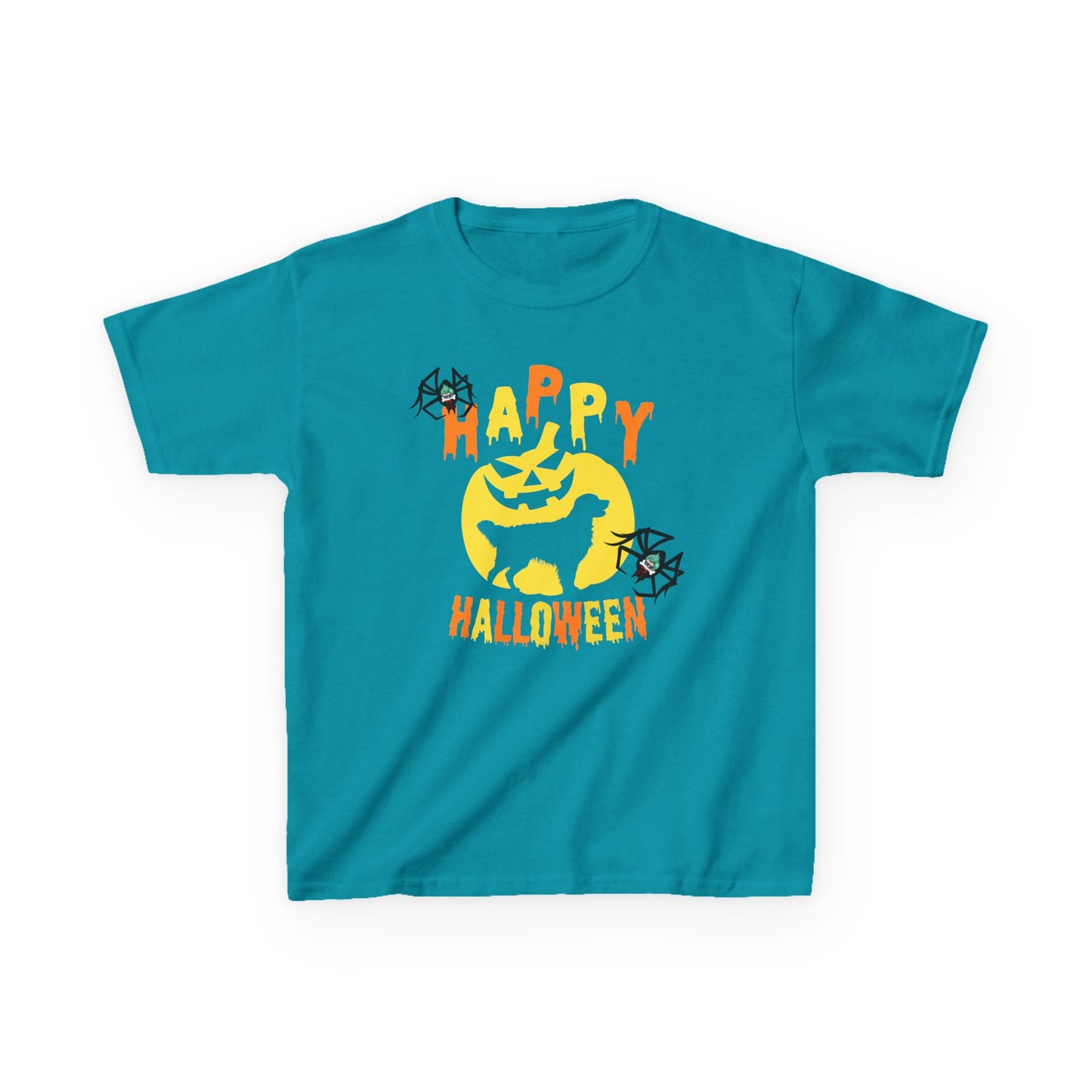 Kids Heavy Cotton™ Tee - Happy holloween