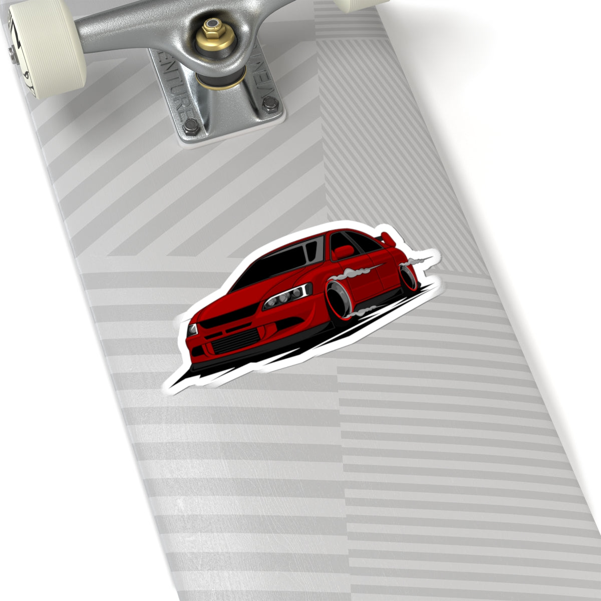 Kiss-Cut Vinyl Decals - Red drift car