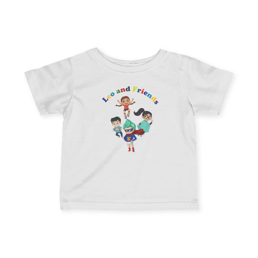 Infant Fine Jersey Tee - Leo & Friends