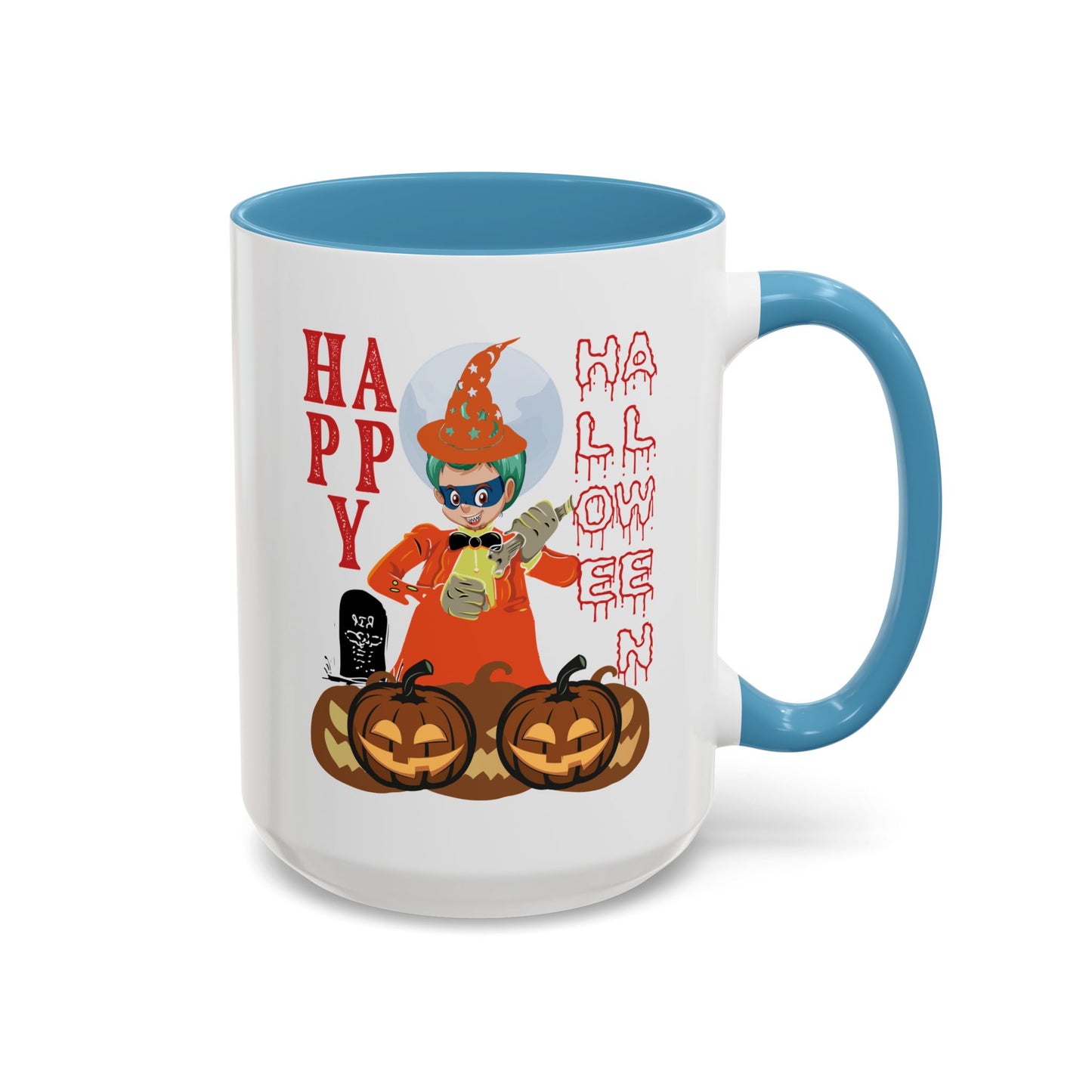 Accent Coffee Mug - Holloween design by super kiddo