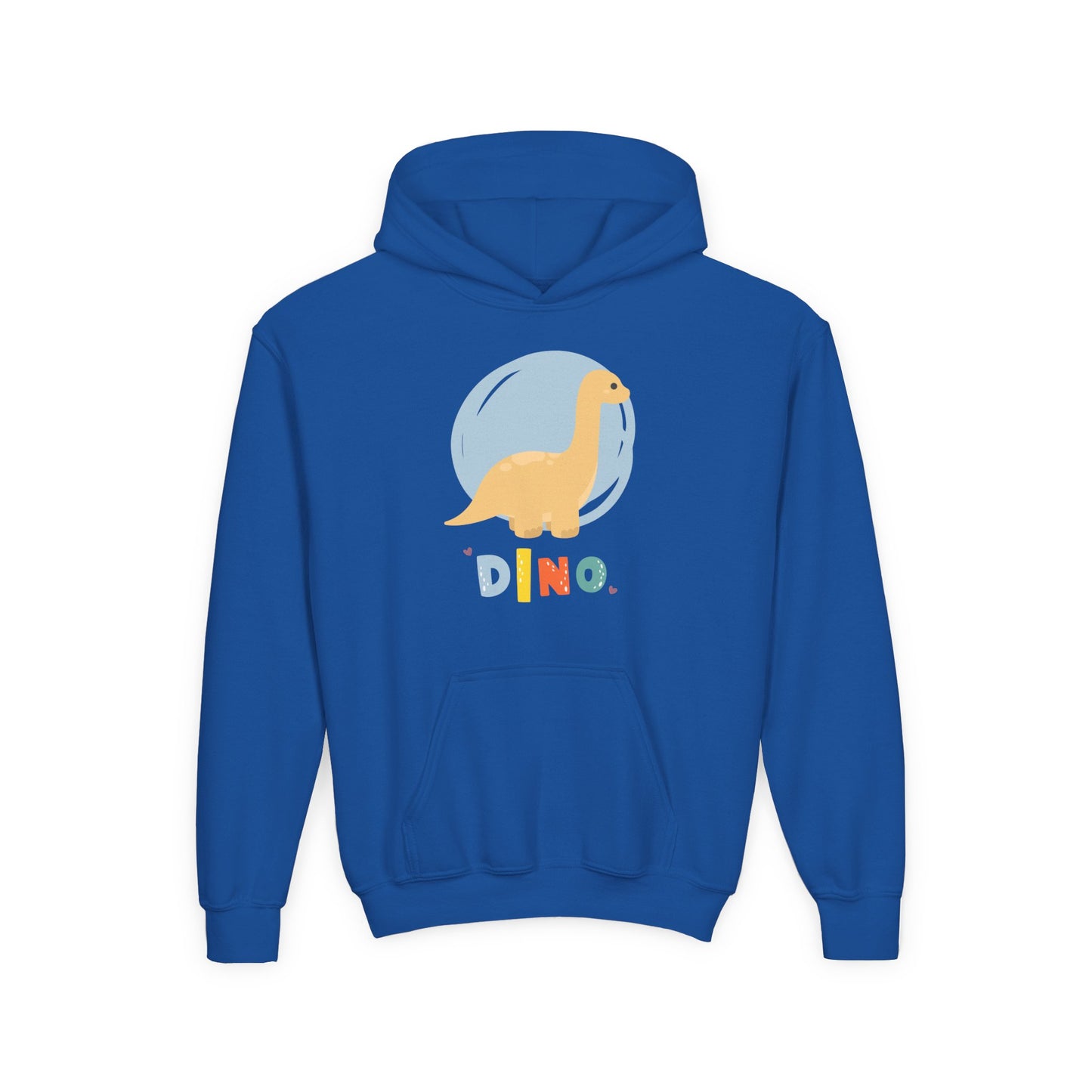 Youth Heavy Blend Hooded Sweatshirt - Dino Embrace