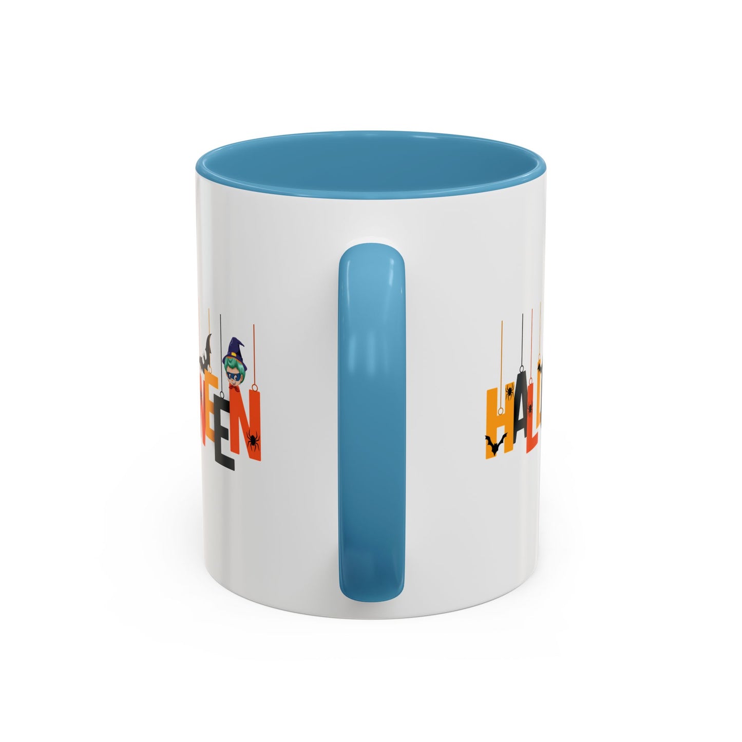 Accent Coffee Mug - Holloween hanging letters