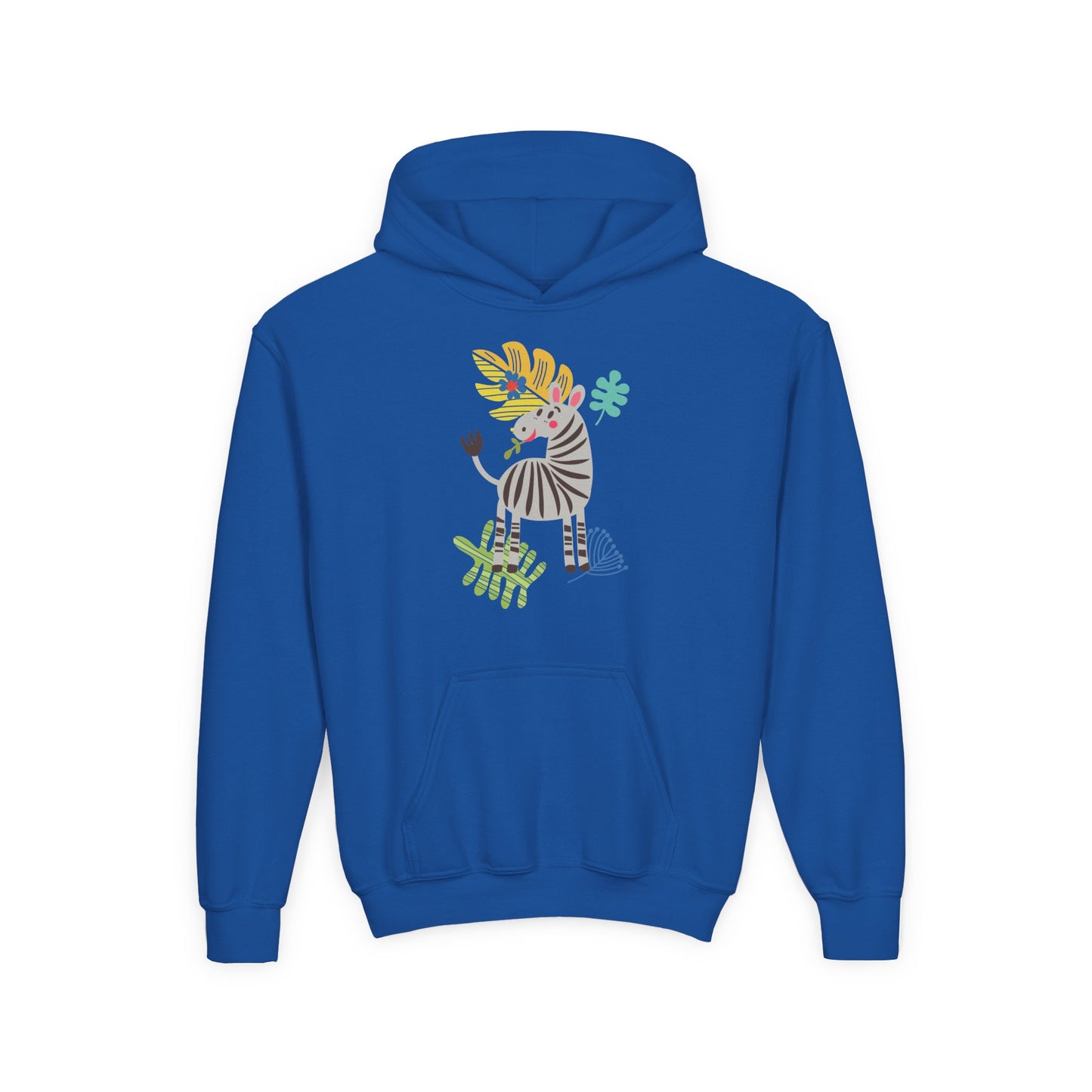 Youth Heavy Blend Hooded Sweatshirt -Zebra