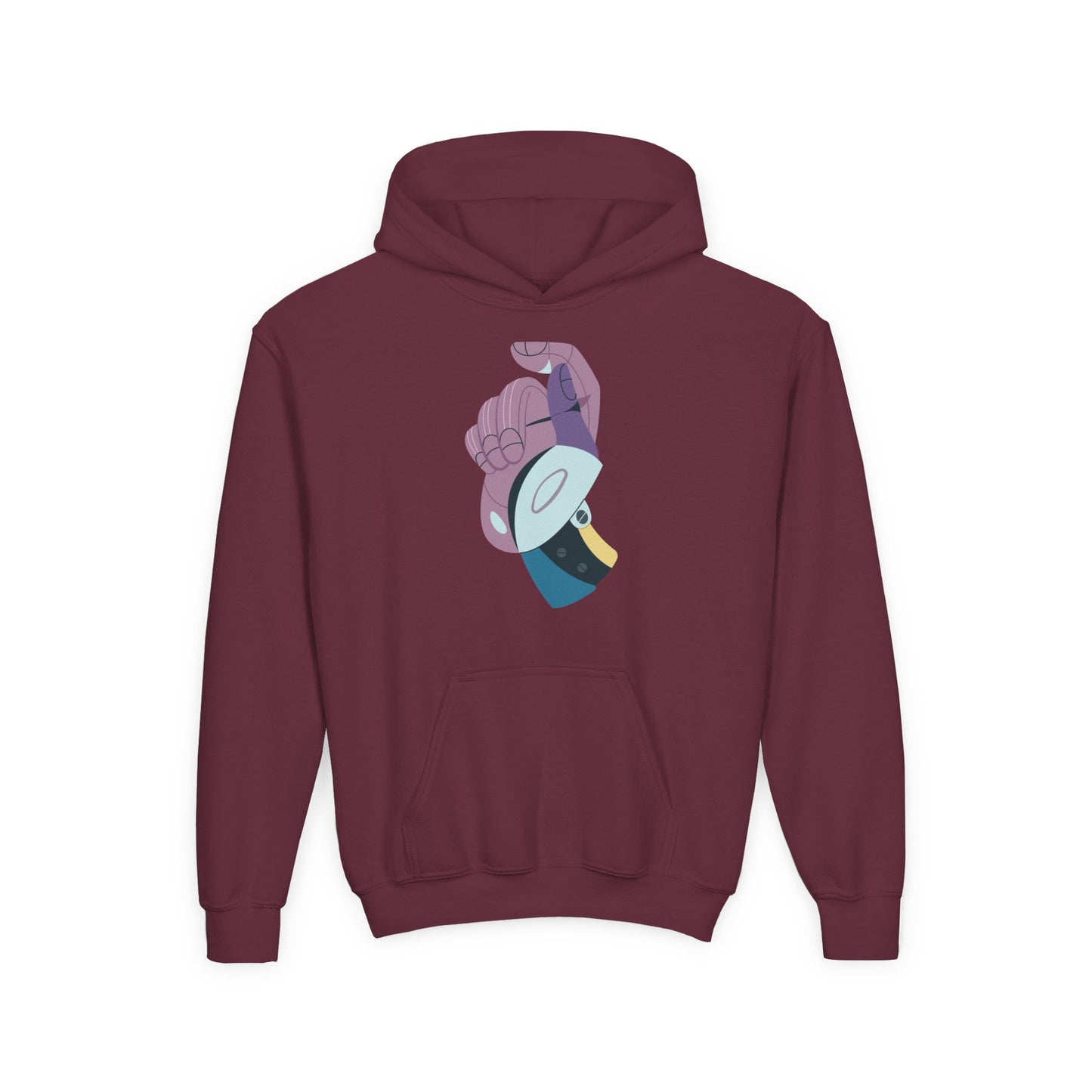 Youth Heavy Blend Hooded Sweatshirt - Hand