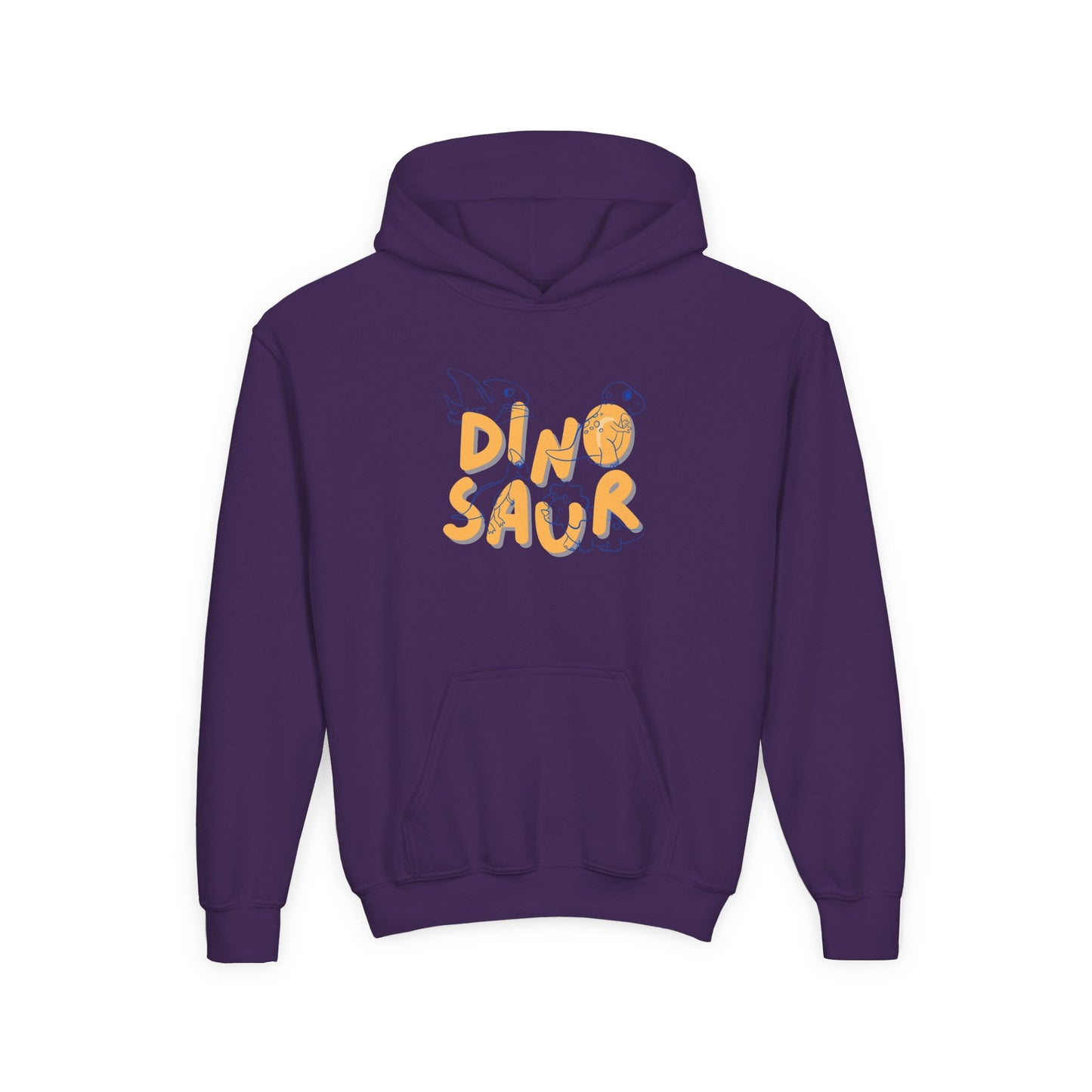 Youth Heavy Blend Hooded Sweatshirt - Dino-saur