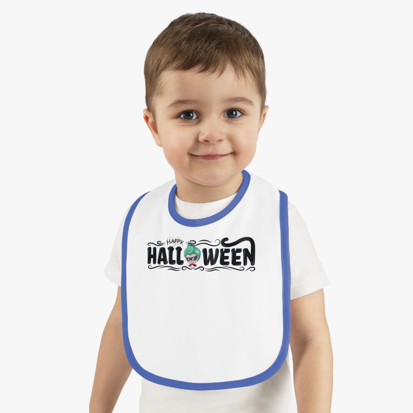 Baby Bib - Happy halloween by super kiddo
