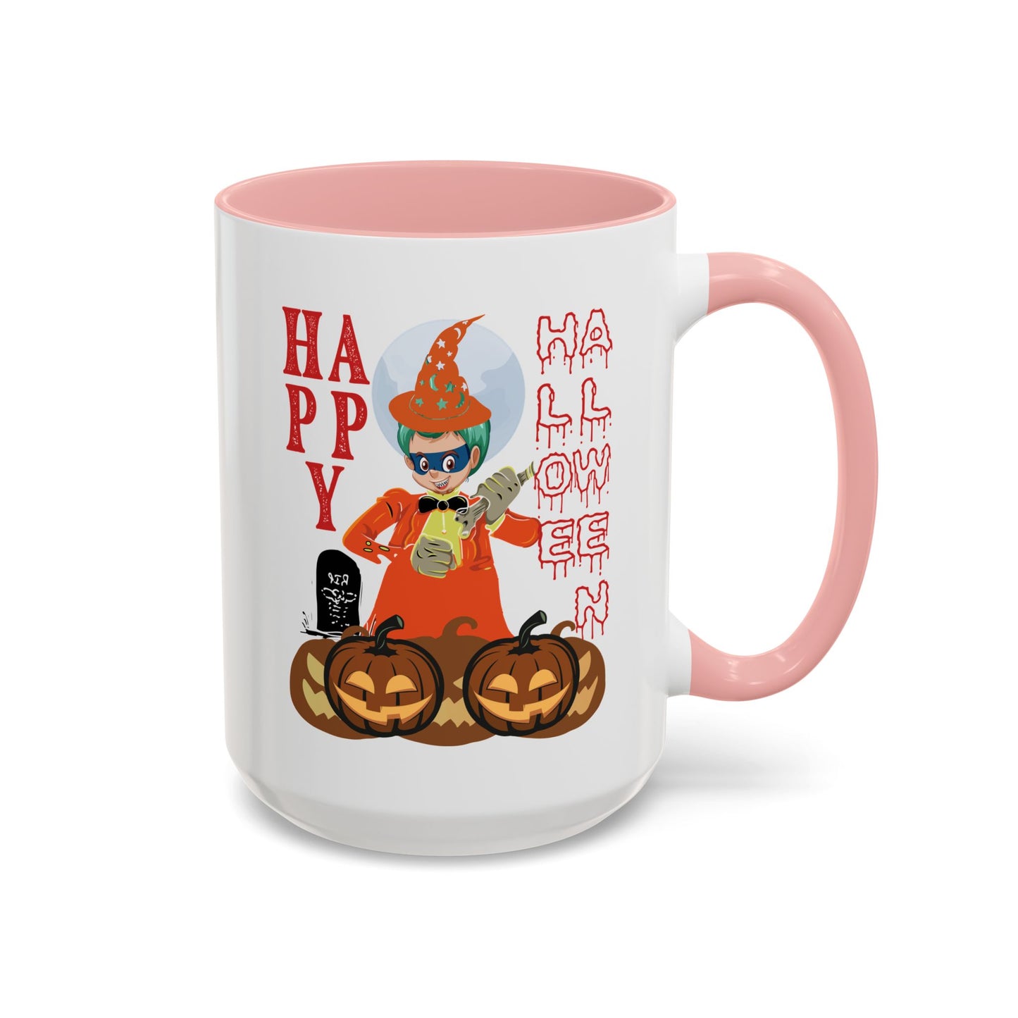 Accent Coffee Mug - Holloween design by super kiddo