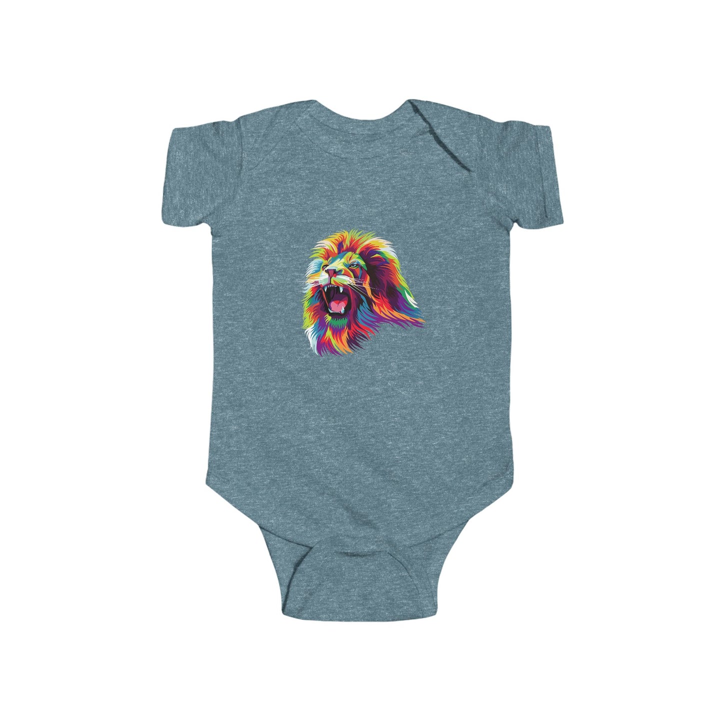 Infant Fine Jersey Bodysuit - Lion head