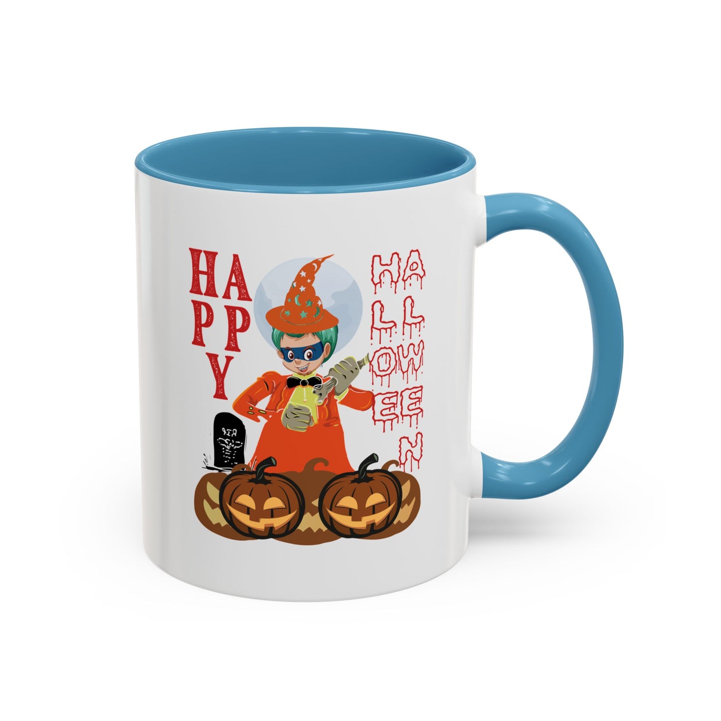 Accent Coffee Mug - Holloween design by super kiddo