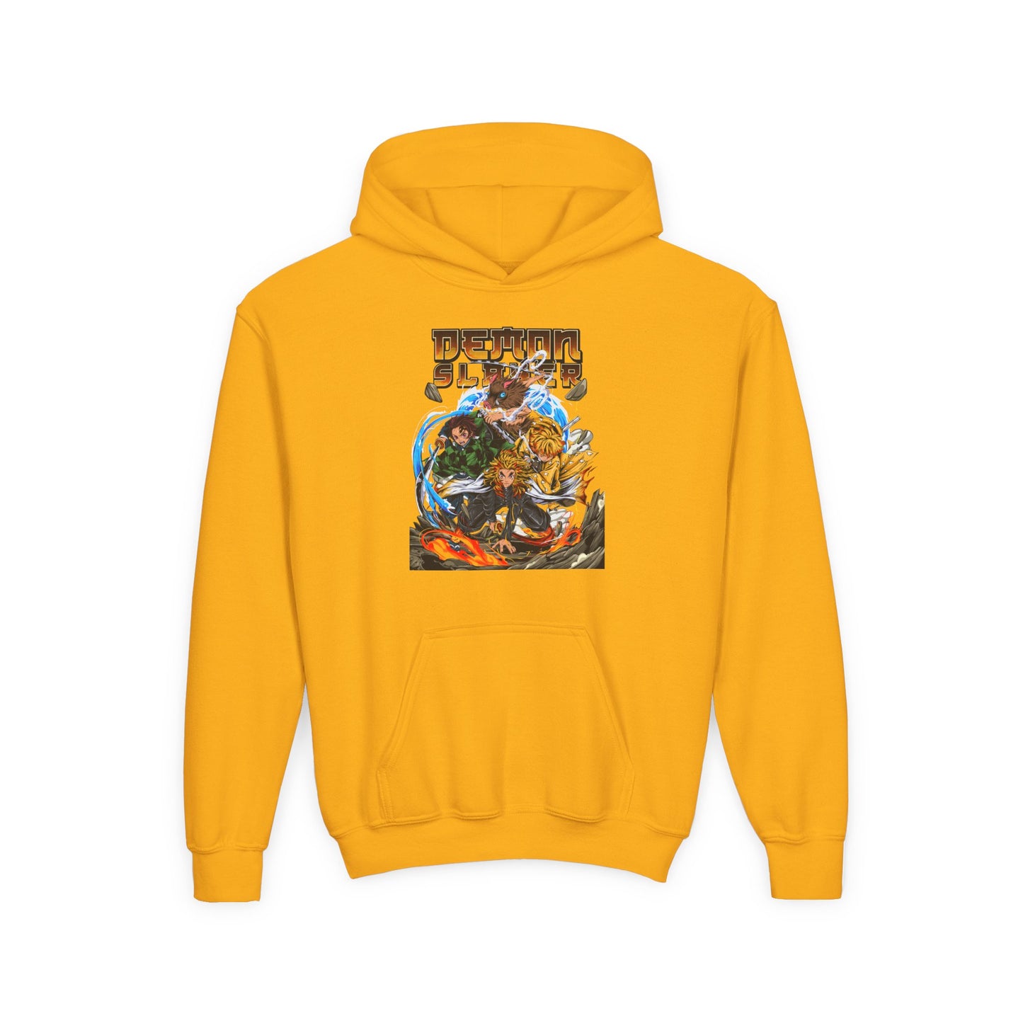Youth Heavy Blend Hooded Sweatshirt - Demon slayer
