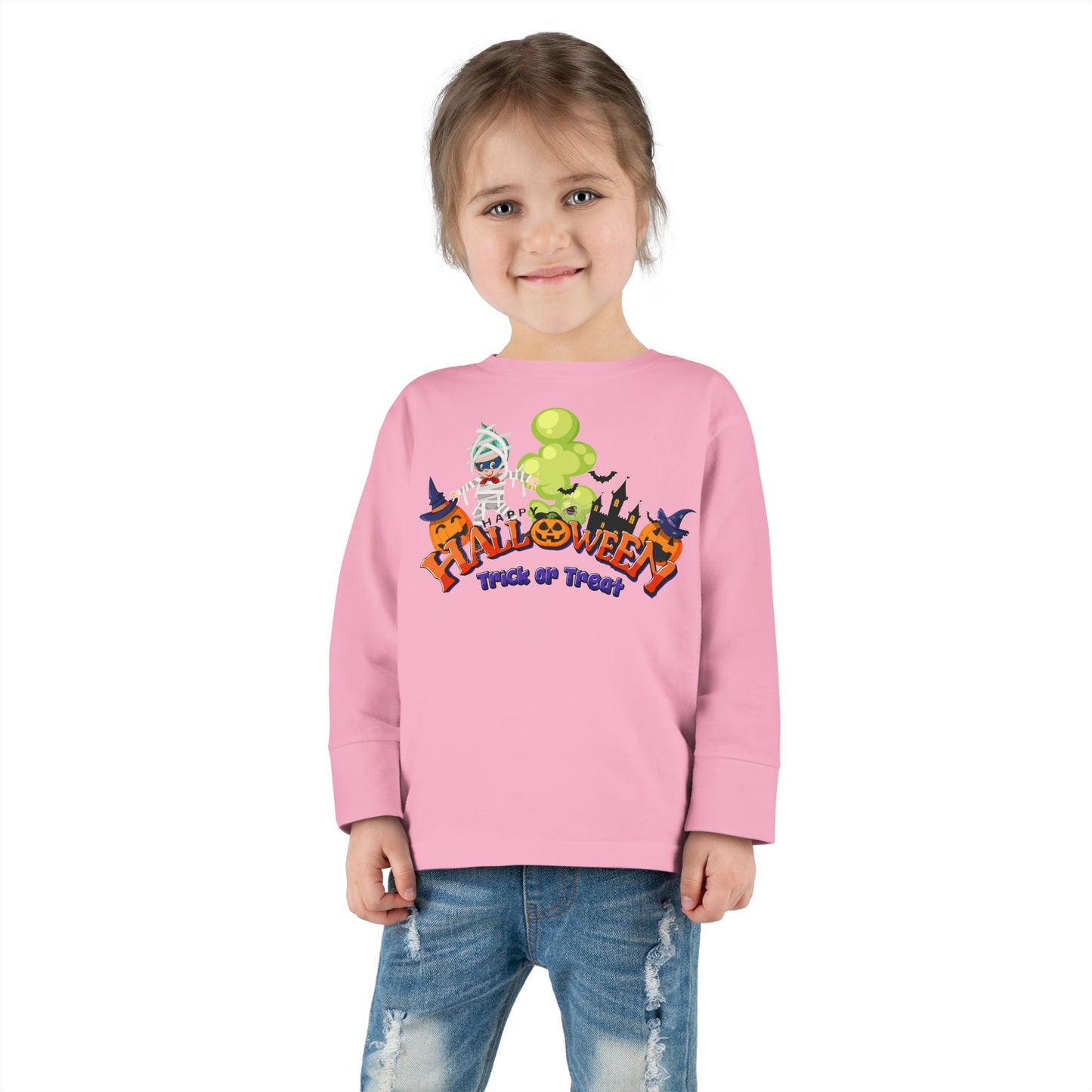 Toddler Long Sleeve Tee - Trick or Treat