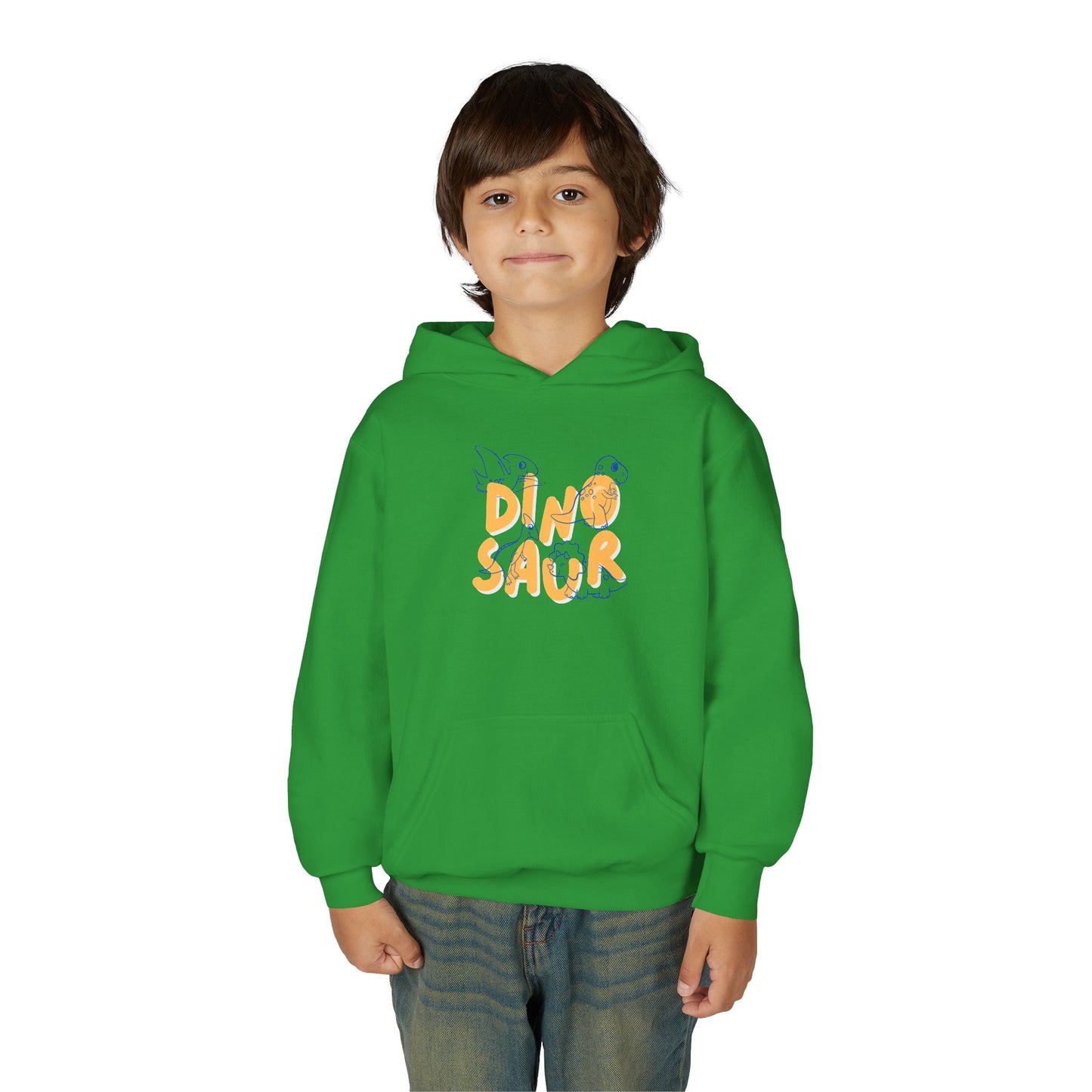Youth Heavy Blend Hooded Sweatshirt - Dino-saur