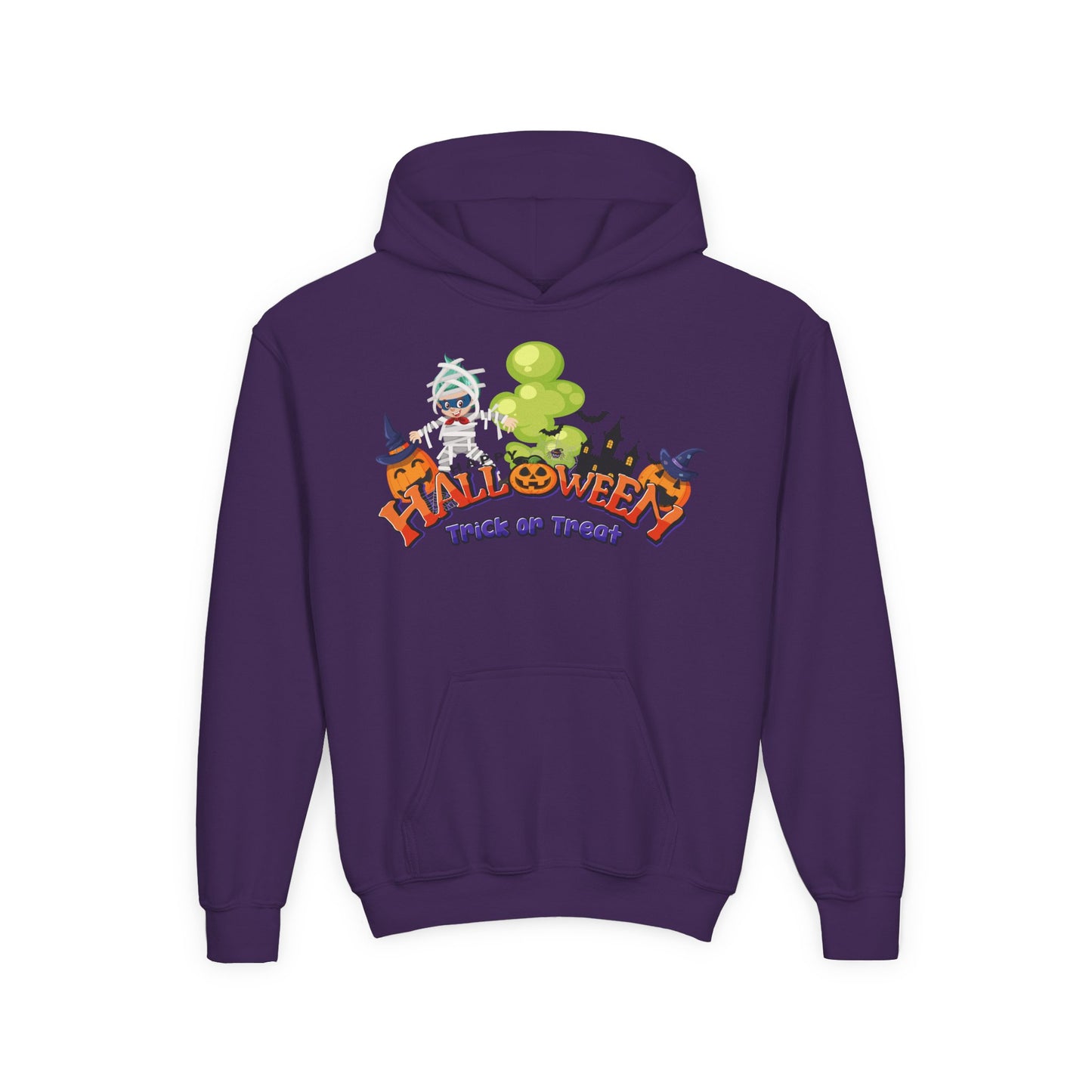 Youth Heavy Blend Hooded Sweatshirt - Trick or Treat