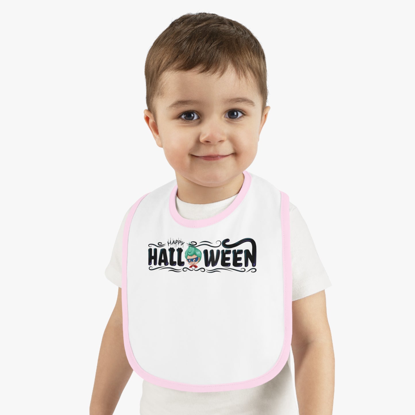 Baby Bib - Happy halloween by super kiddo