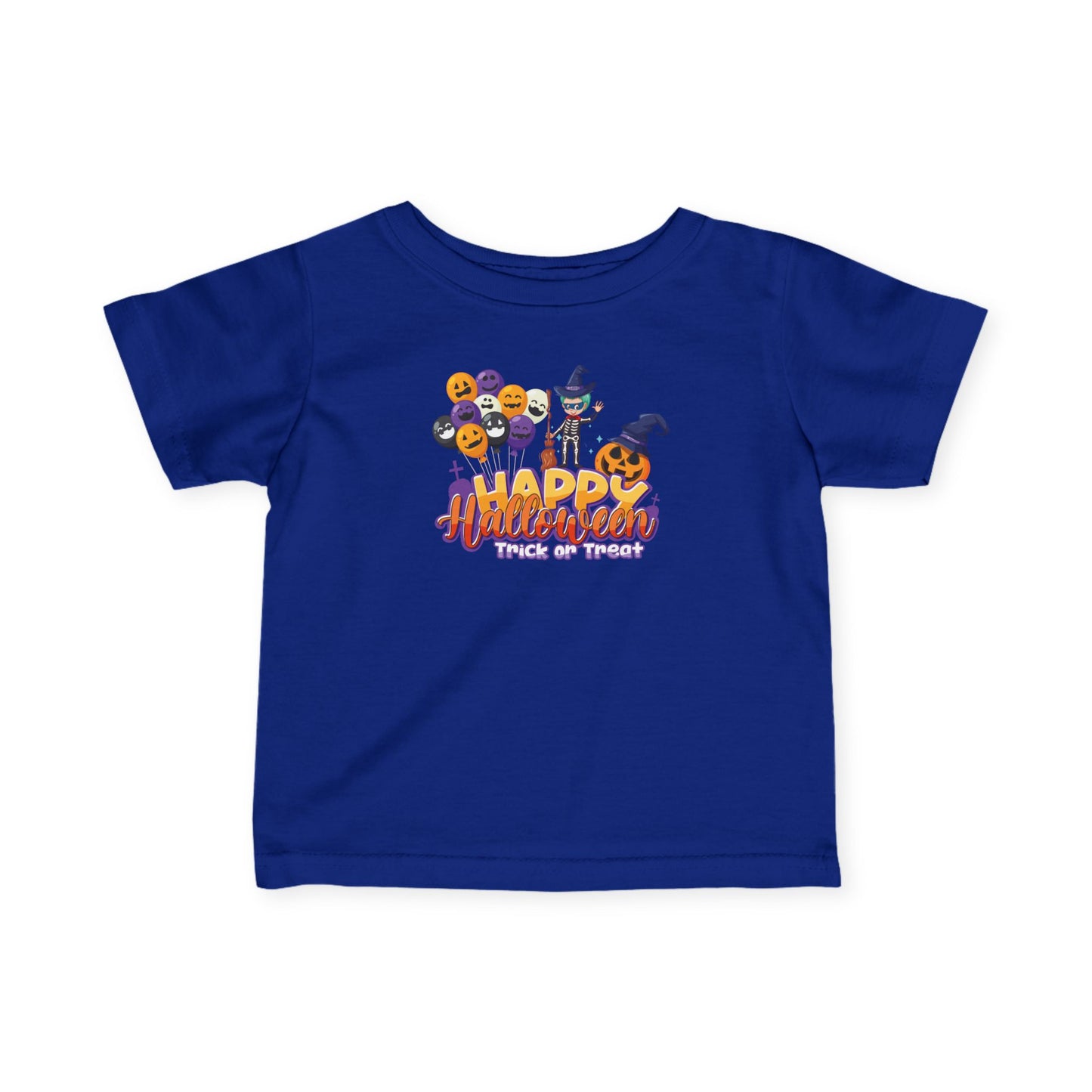 Infant Fine Jersey Tee - Happy halloween trick or treat