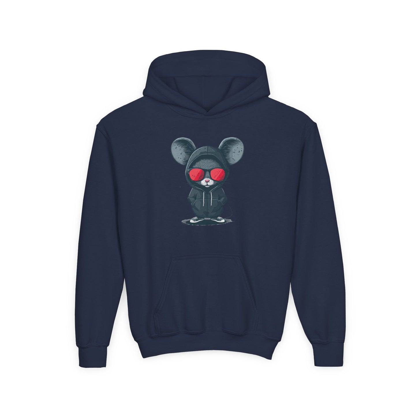 Youth Heavy Blend Hooded Sweatshirt - Cool Bear Design