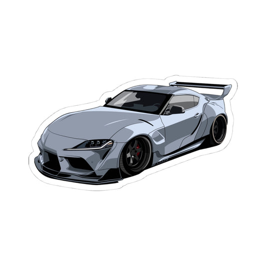 Kiss-Cut Vinyl Decals - Supra a90 car Printify