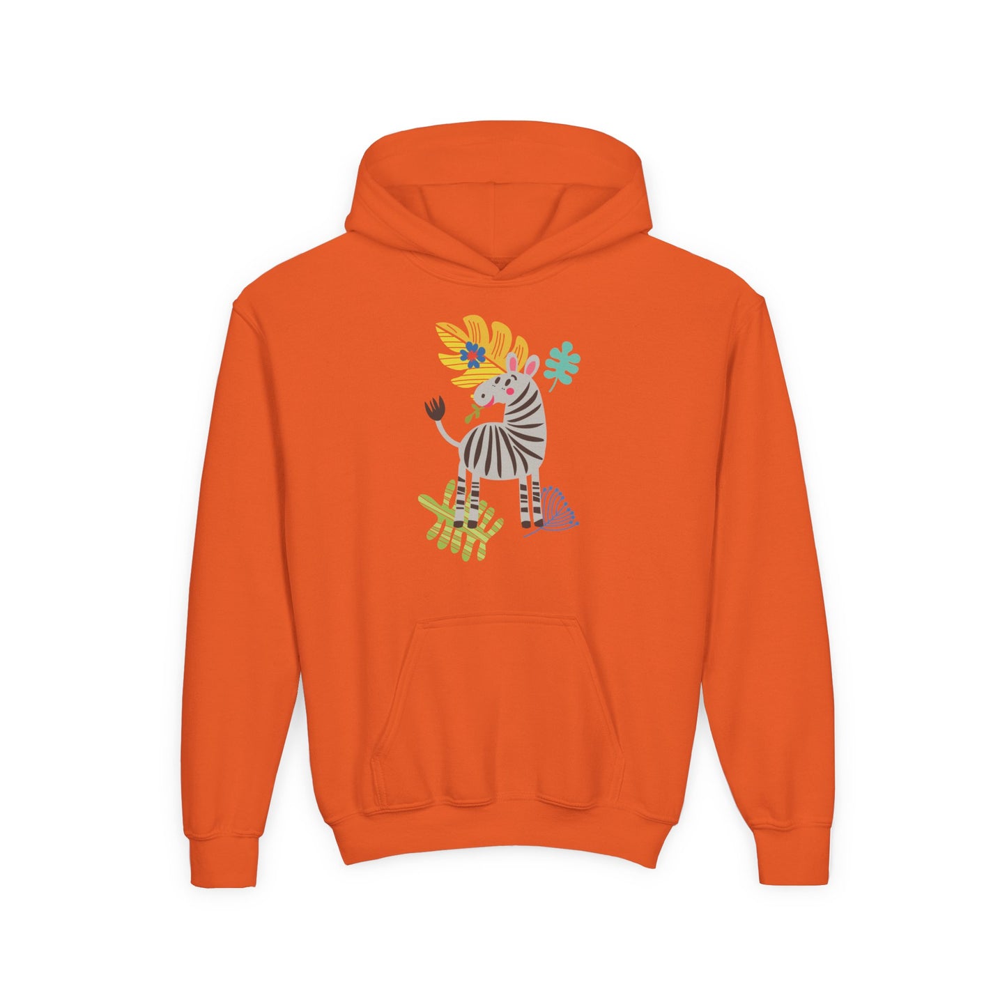Youth Heavy Blend Hooded Sweatshirt -Zebra