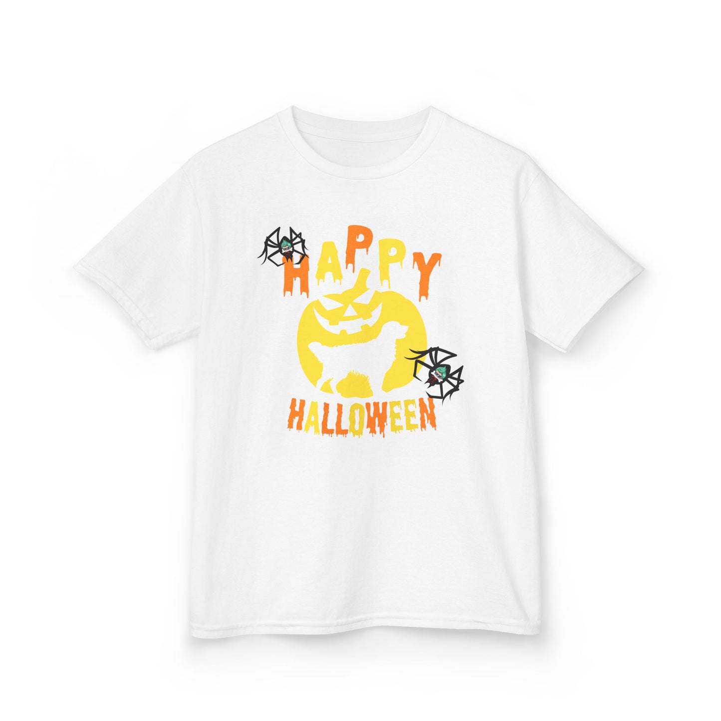 Kids Heavy Cotton™ Tee - Happy holloween