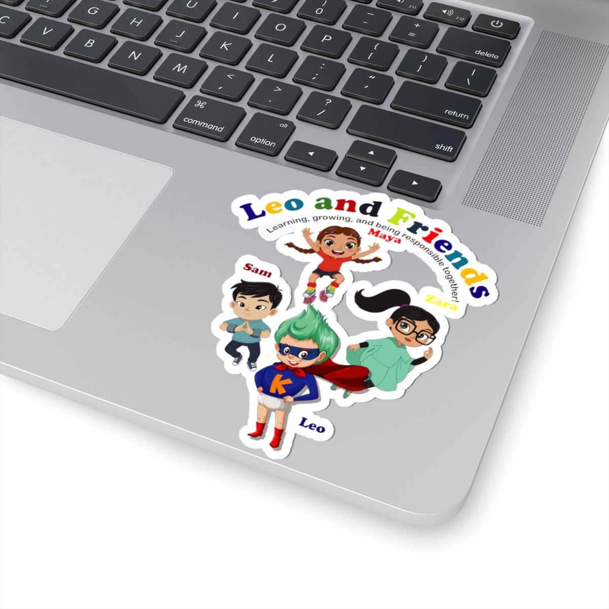 Kiss-Cut Stickers - Leo & Friends - Learning and growing