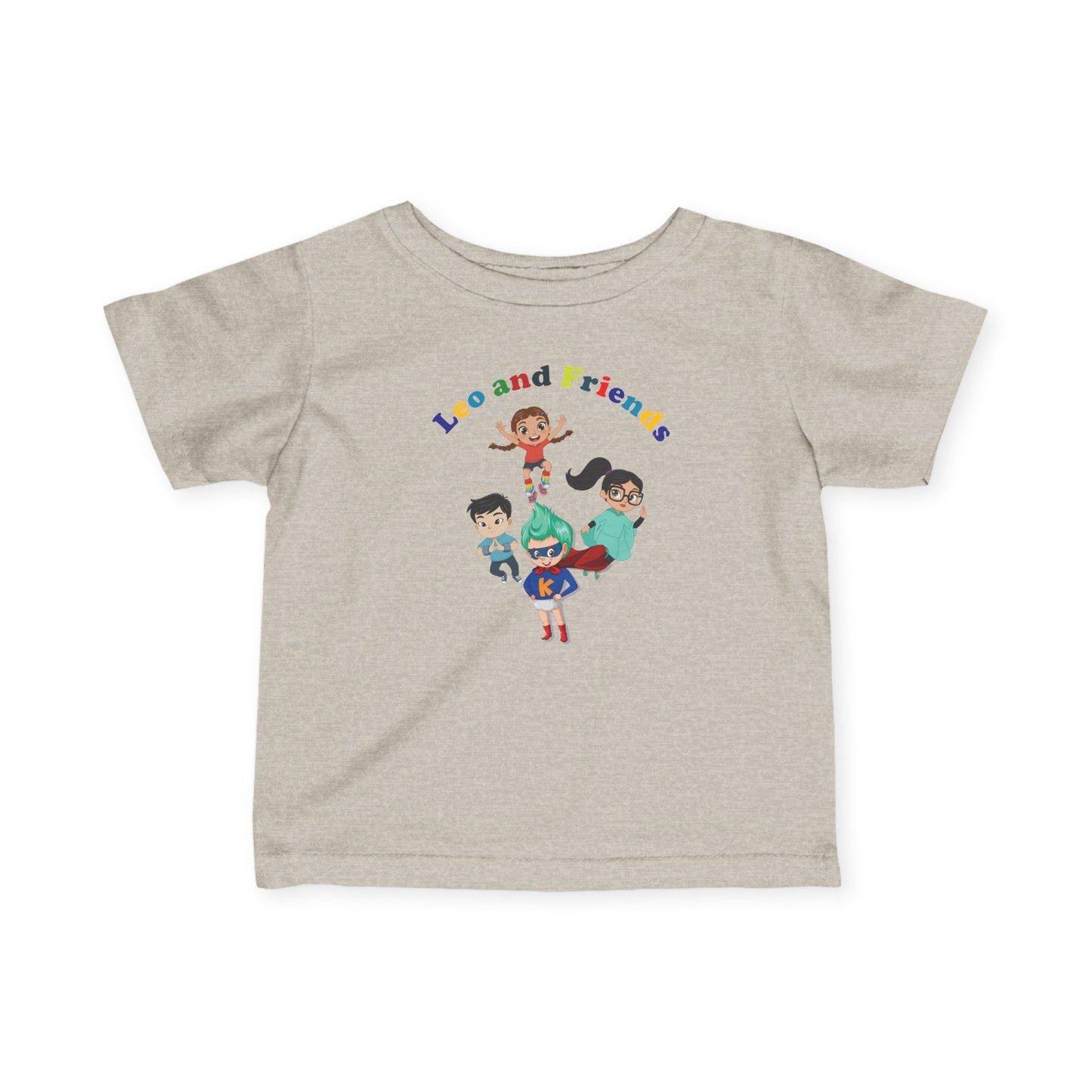 Infant Fine Jersey Tee - Leo & Friends
