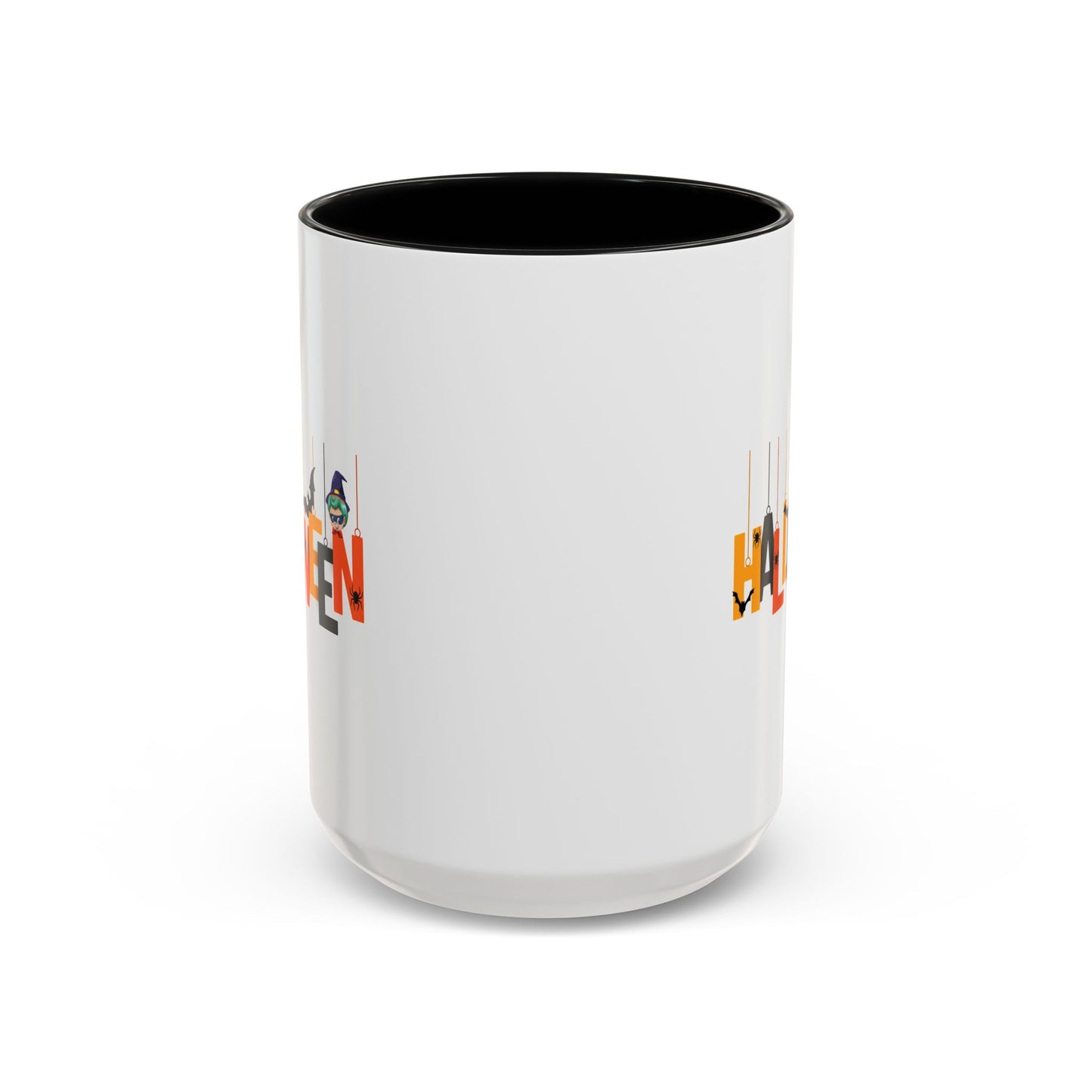 Accent Coffee Mug - Holloween hanging letters