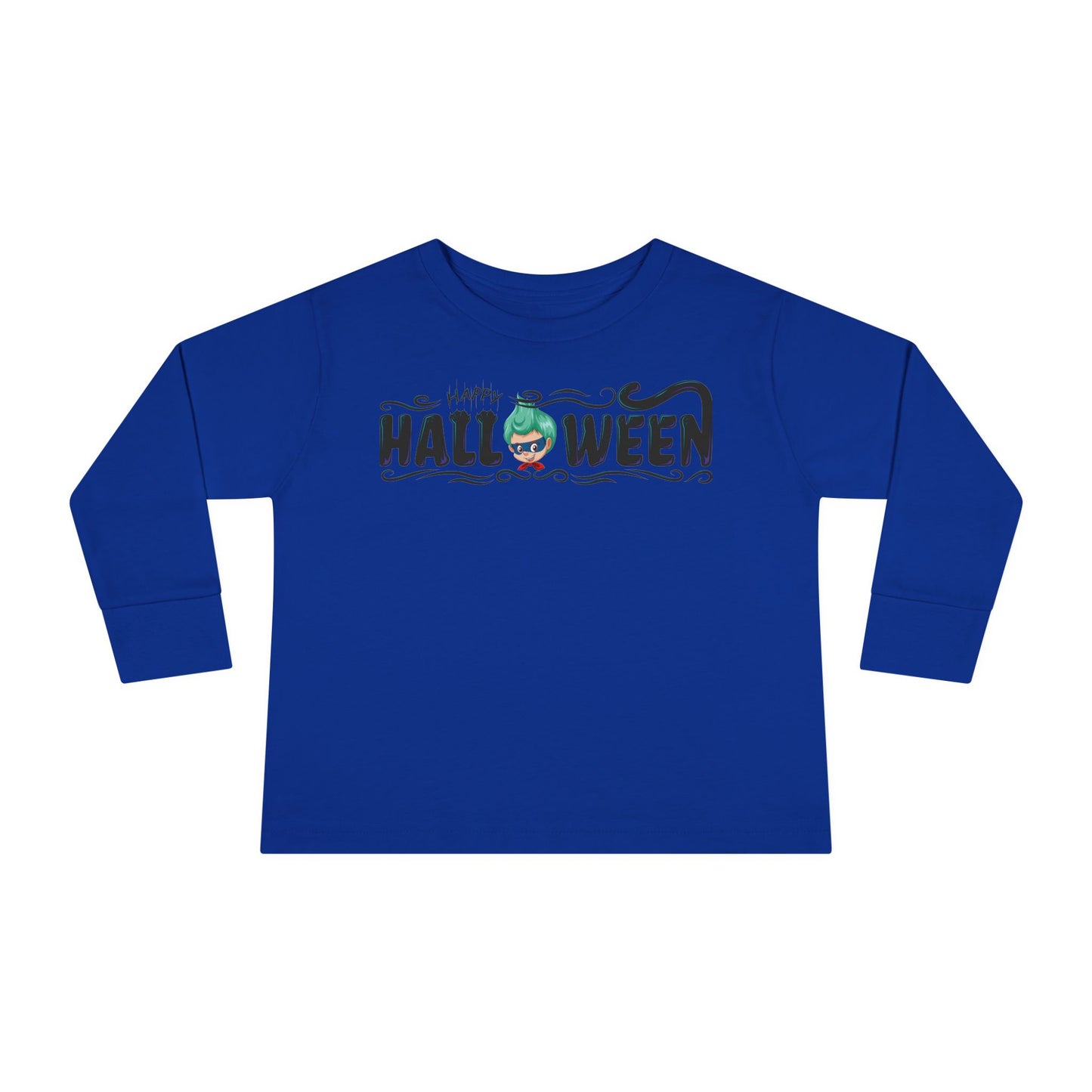 Toddler Long Sleeve Tee - Happy halloween by super kiddo