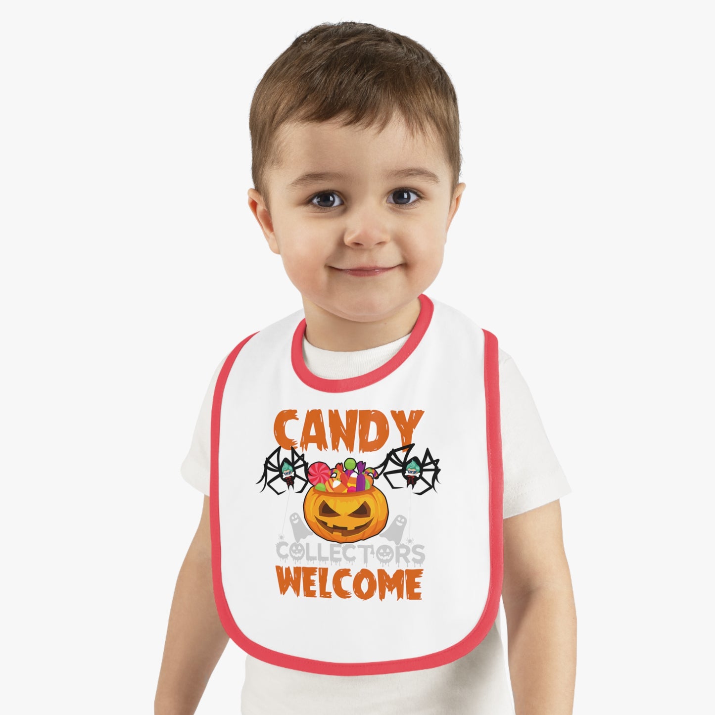 Baby Bib - Candy collectors by super kiddo