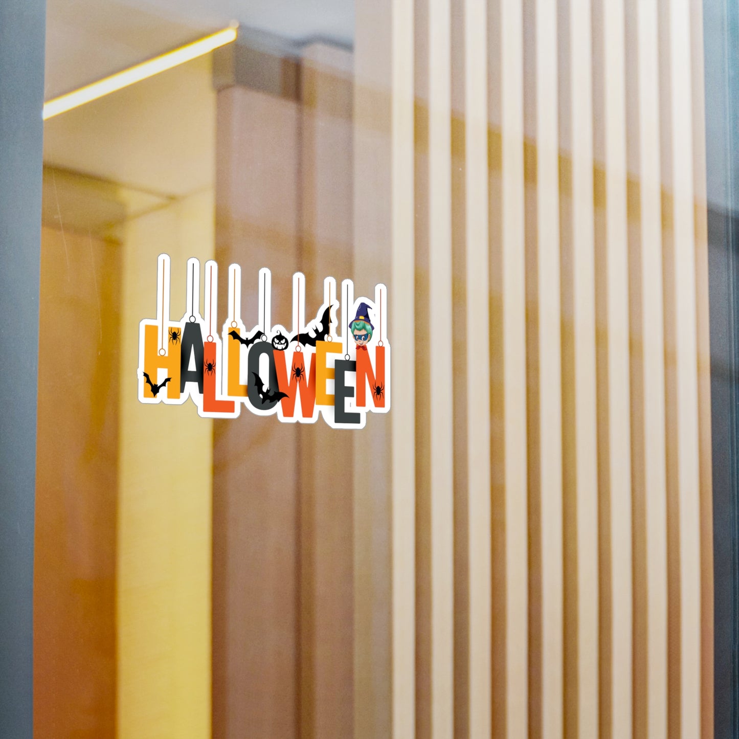Halloween Kiss-Cut Vinyl Decals – Holloween hanging letters