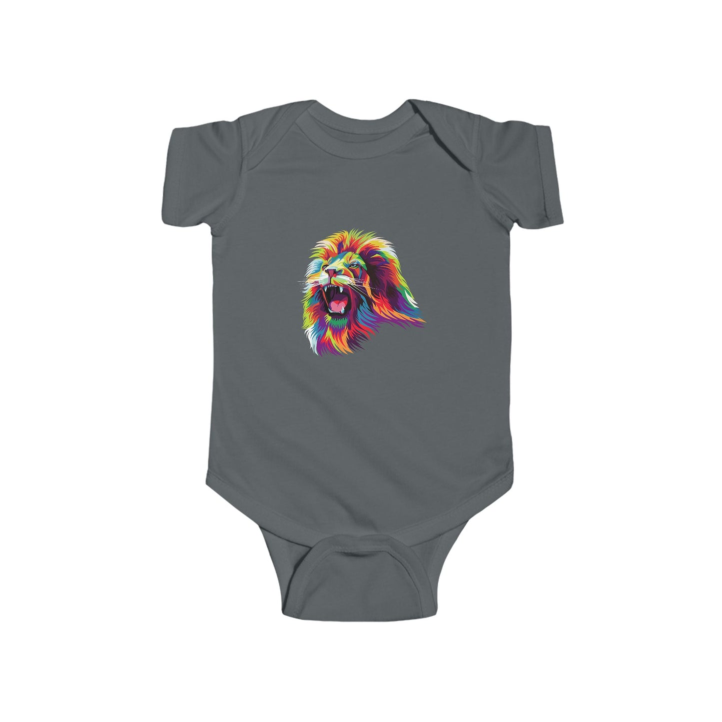 Infant Fine Jersey Bodysuit - Lion head