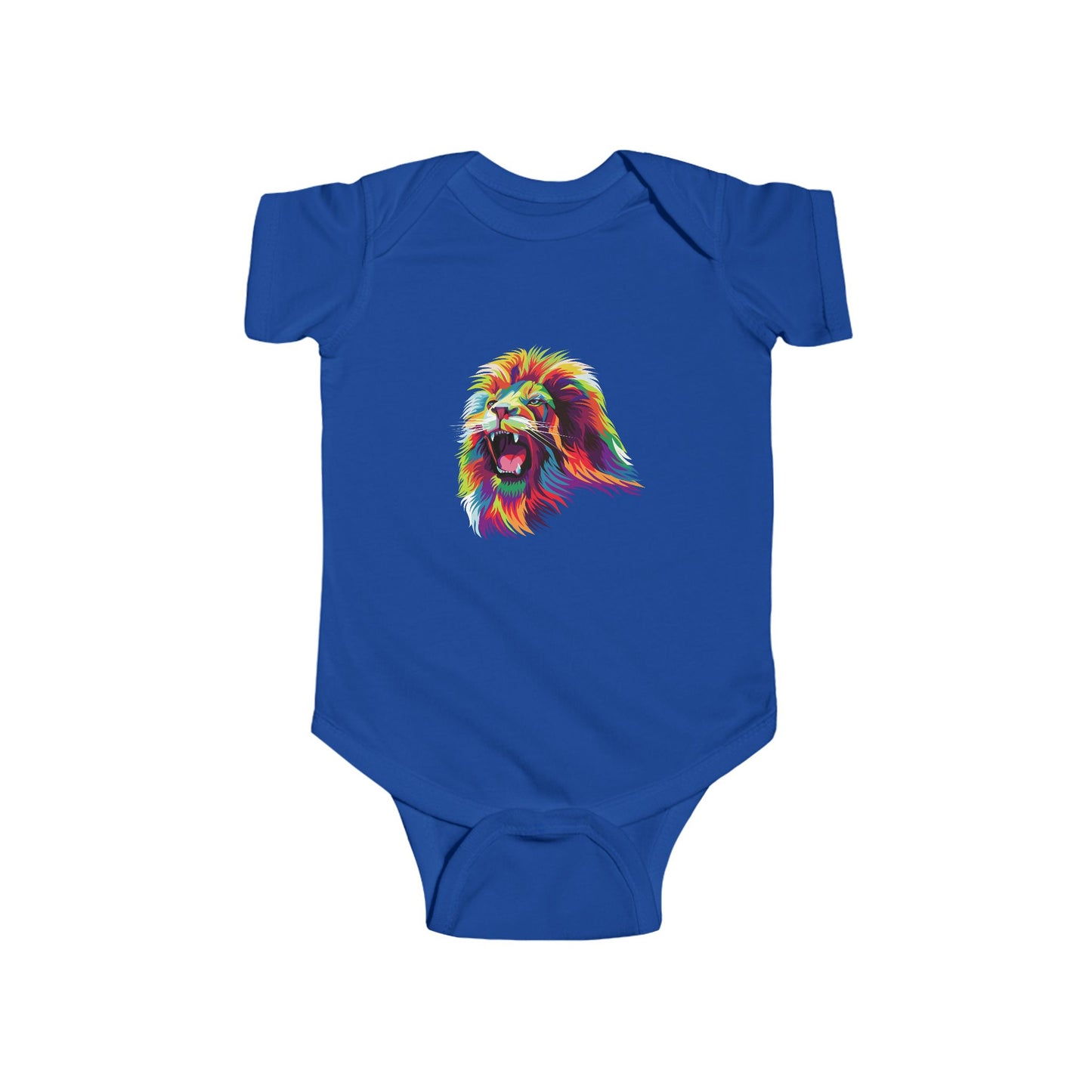 Infant Fine Jersey Bodysuit - Lion head