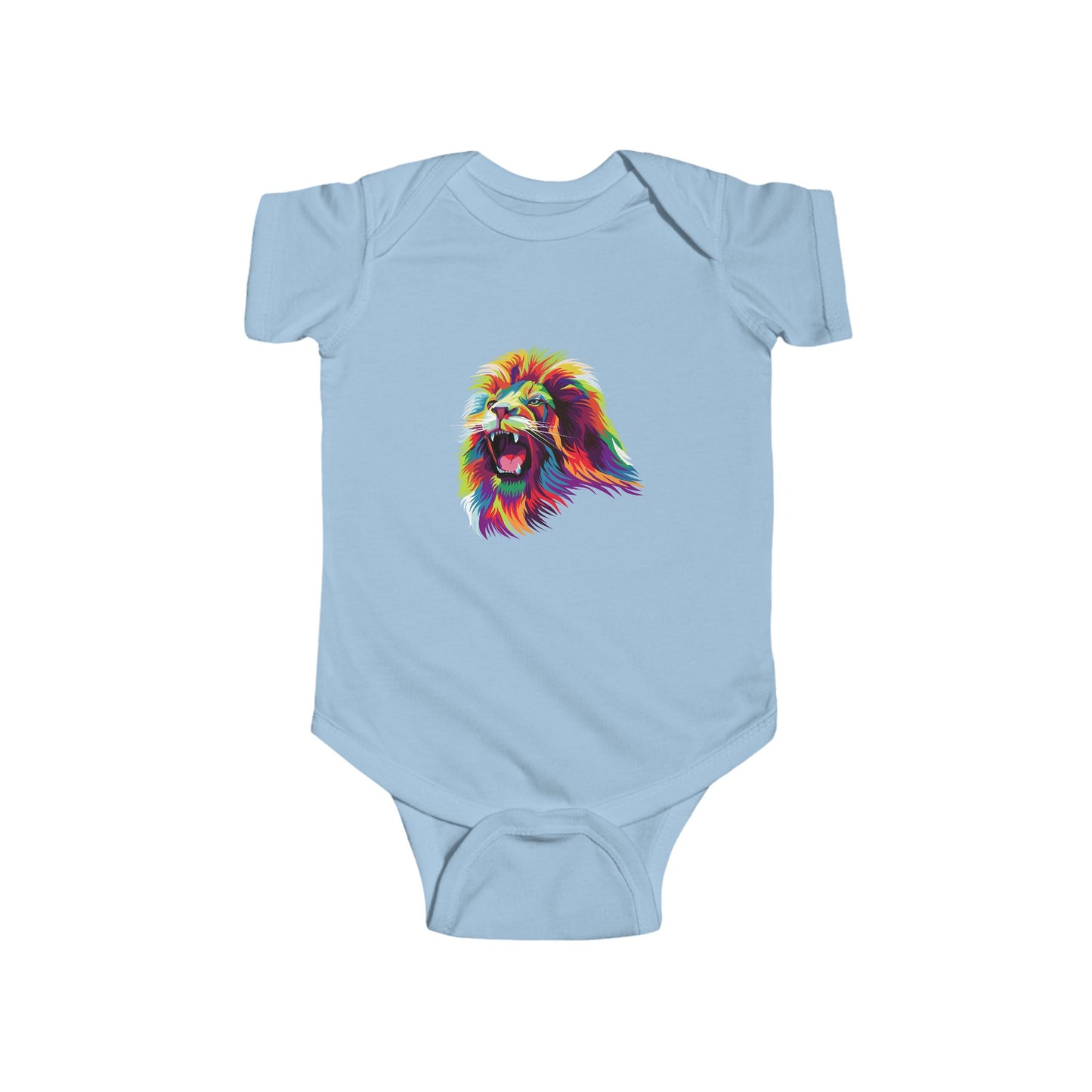 Infant Fine Jersey Bodysuit - Lion head